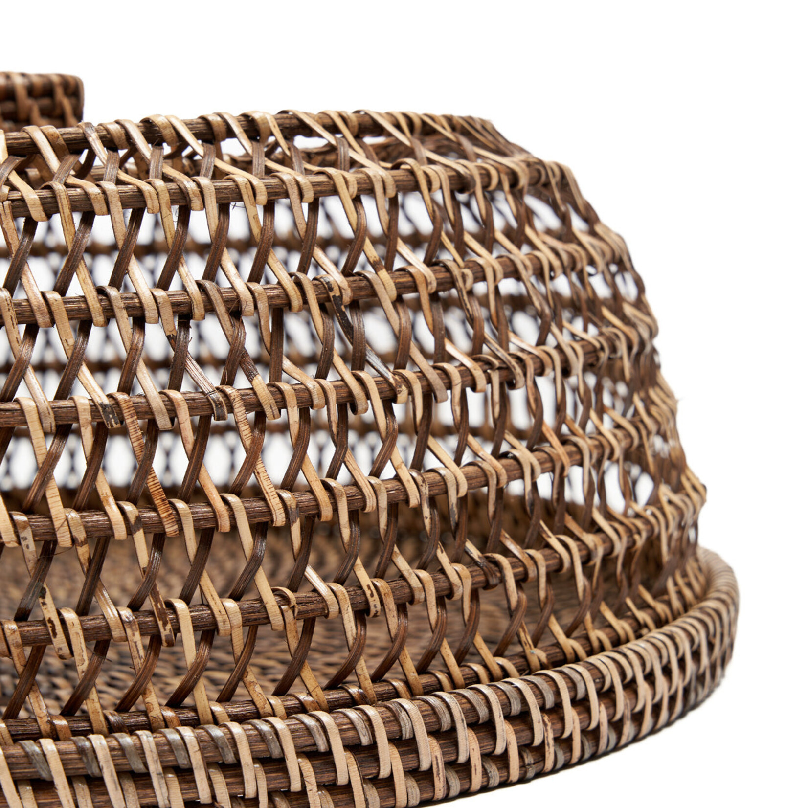 Bazar Bizar Antwerp The Rattan Food Cover - Natural Brown - L