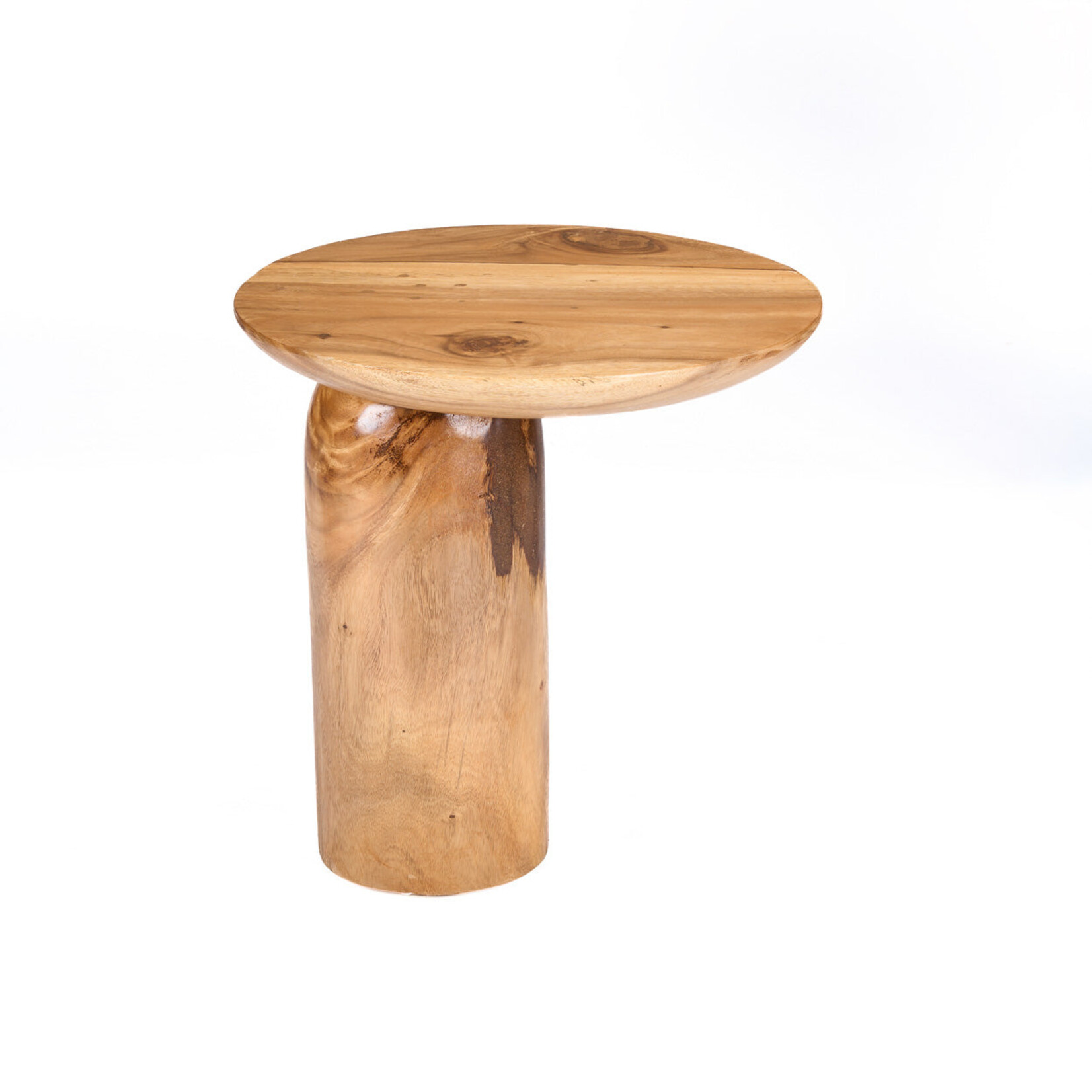 Bazar Bizar Antwerp The Mango Drum Side Table - Natural