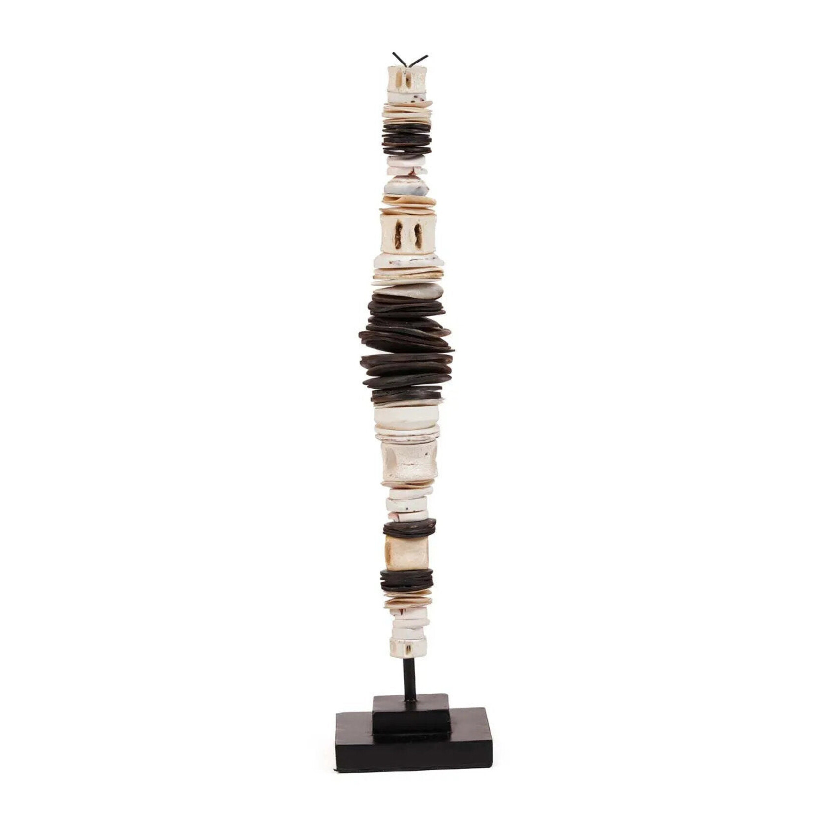 Bazar Bizar Antwerp The Money Shell on Stand - Black White - M