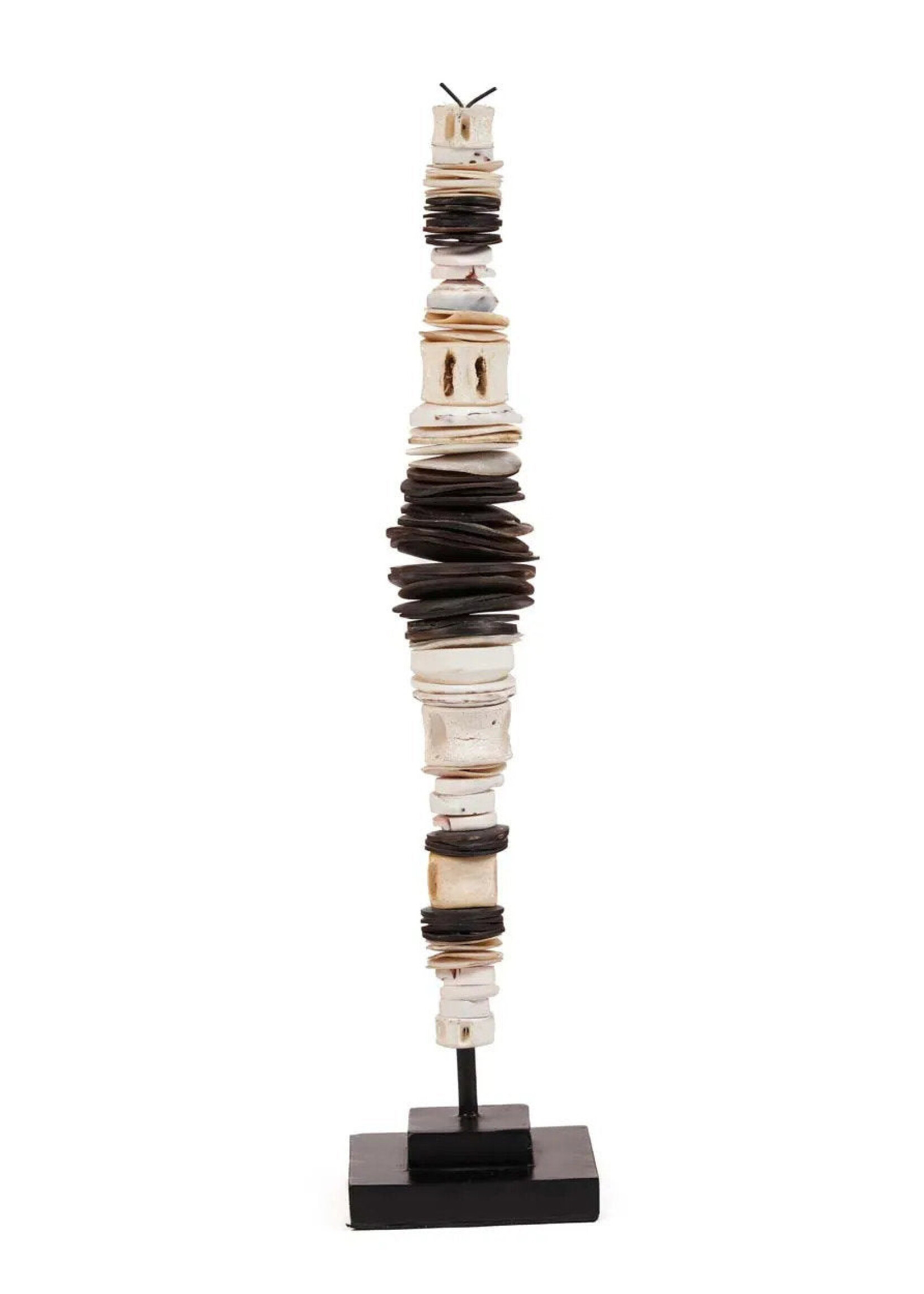 Bazar Bizar Antwerp The Money Shell on Stand - Black White - M