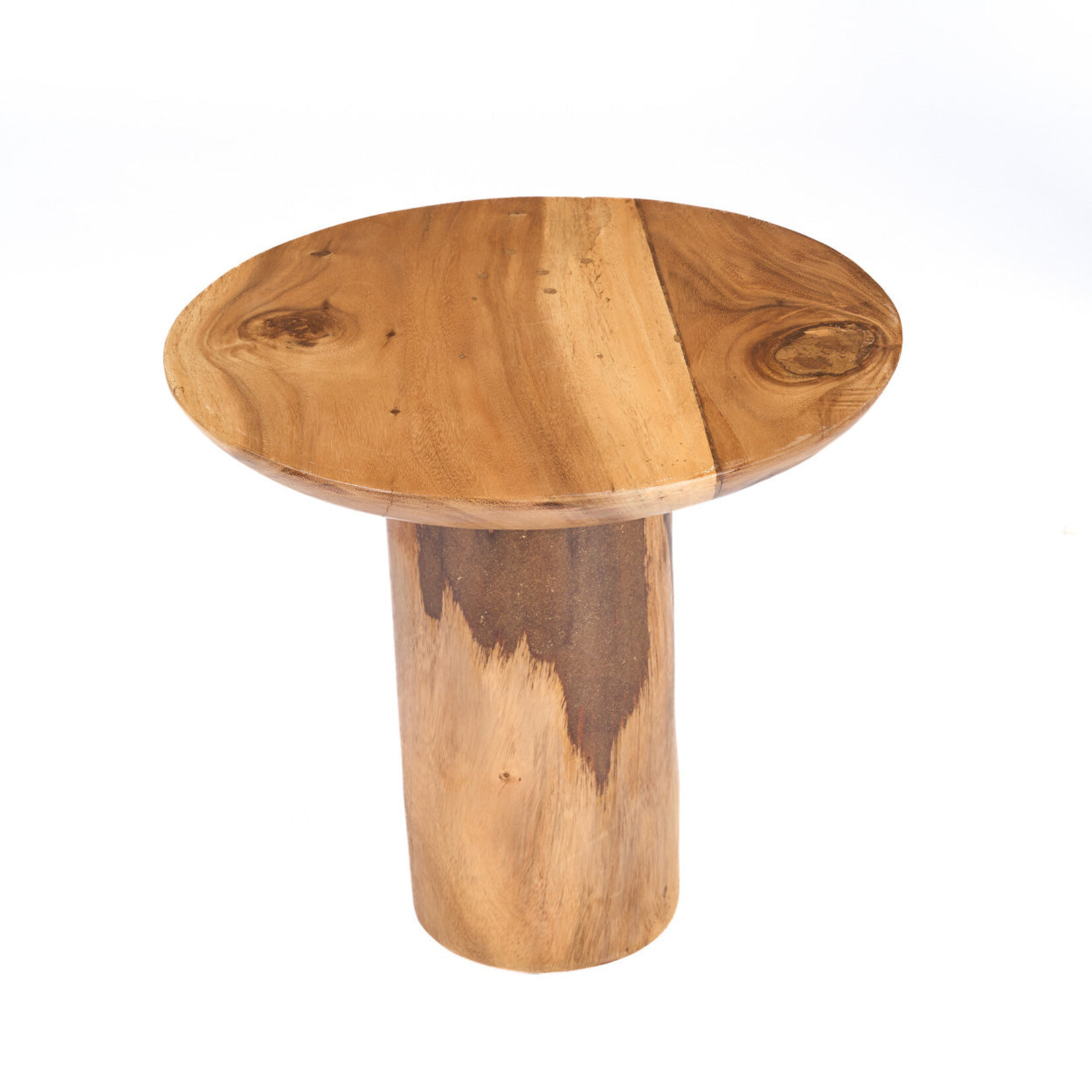Bazar Bizar Antwerp The Mango Drum Side Table - Natural