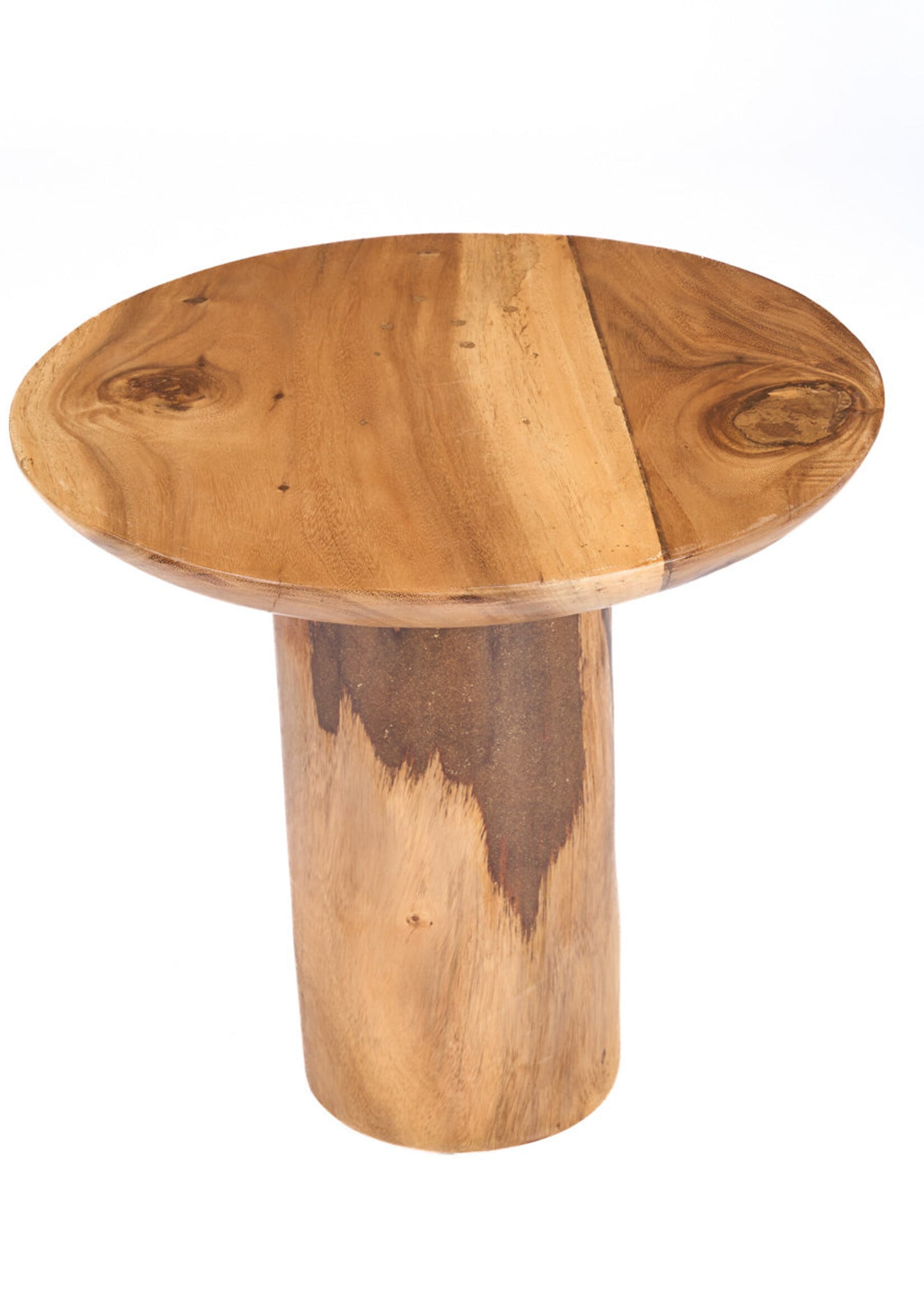 Bazar Bizar Antwerp The Mango Drum Side Table - Natural
