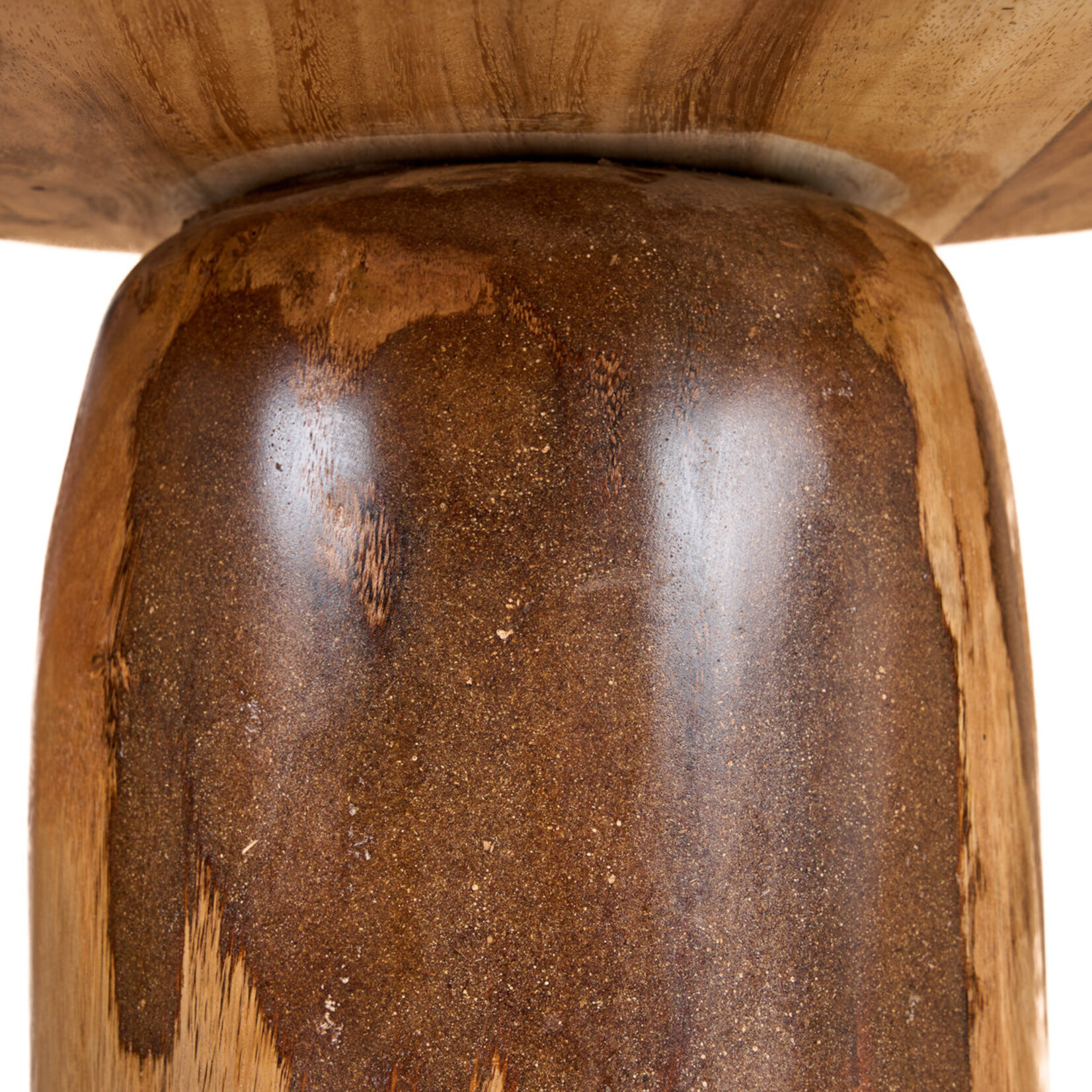 Bazar Bizar Antwerp The Mango Drum Side Table - Natural