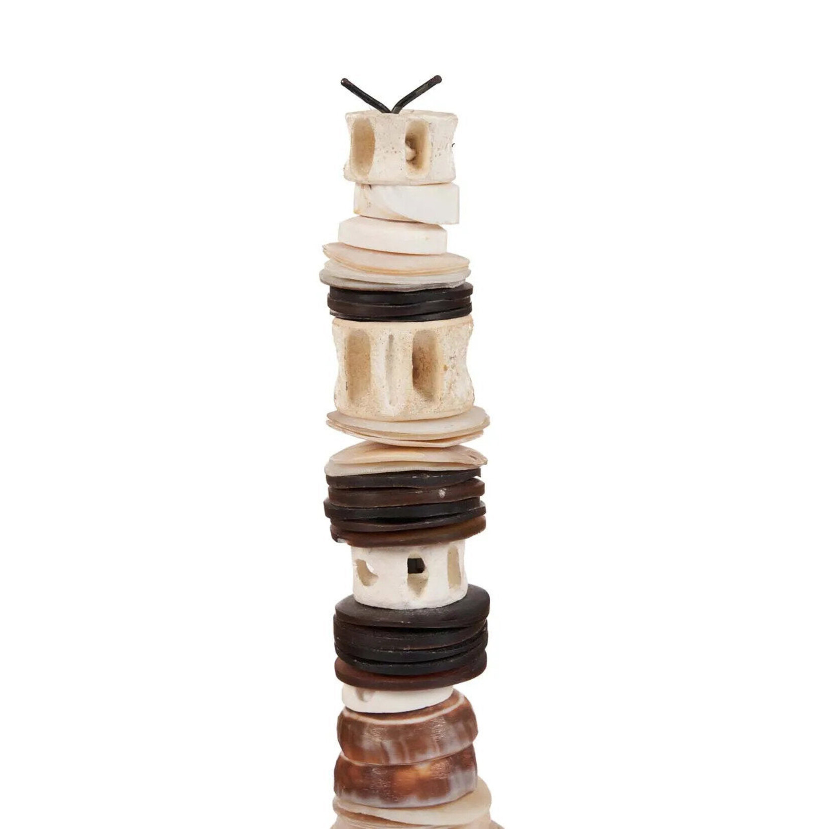 Bazar Bizar Antwerp The Money Shell on Stand - Black White - L