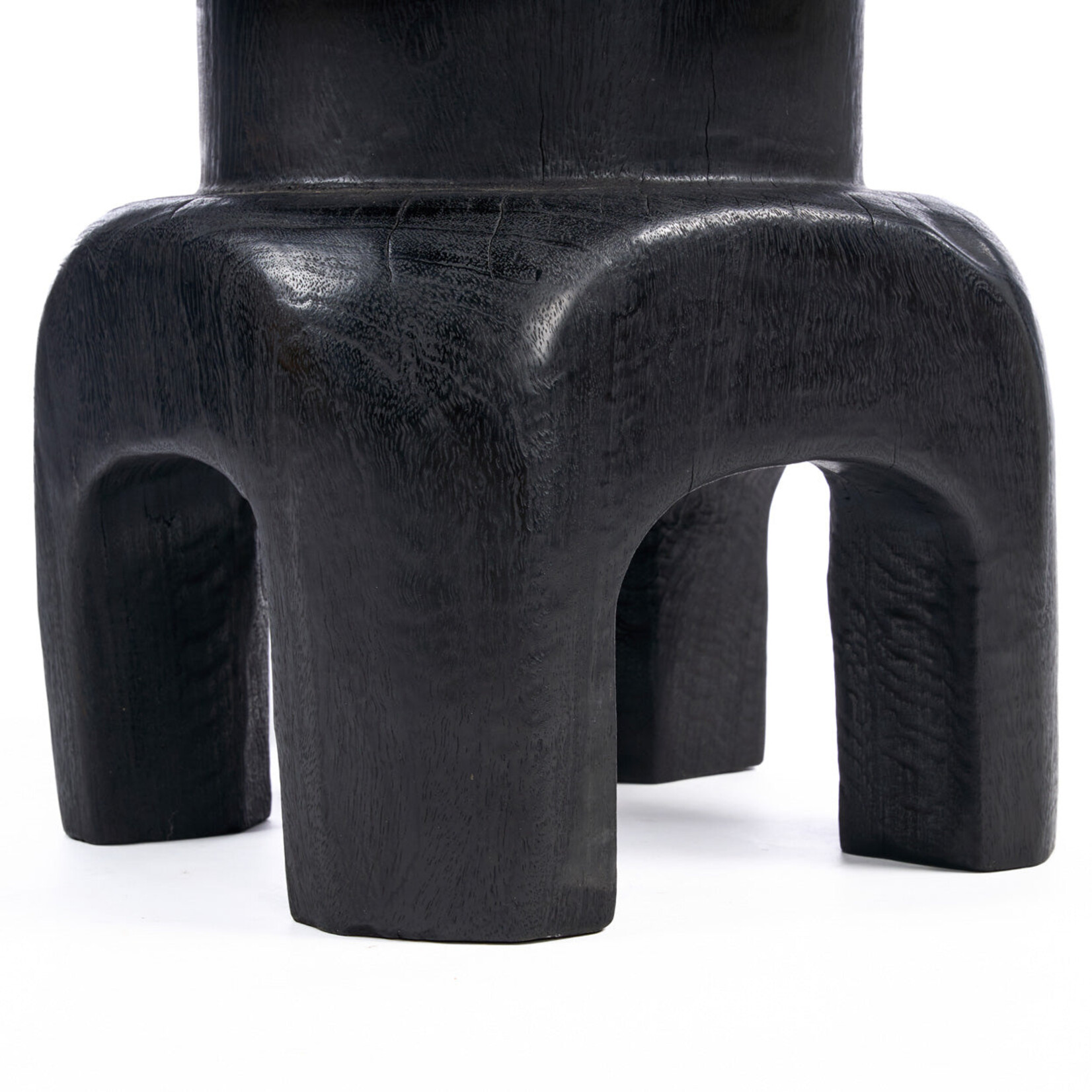 Bazar Bizar Antwerp The Squat Spot Stool - Black
