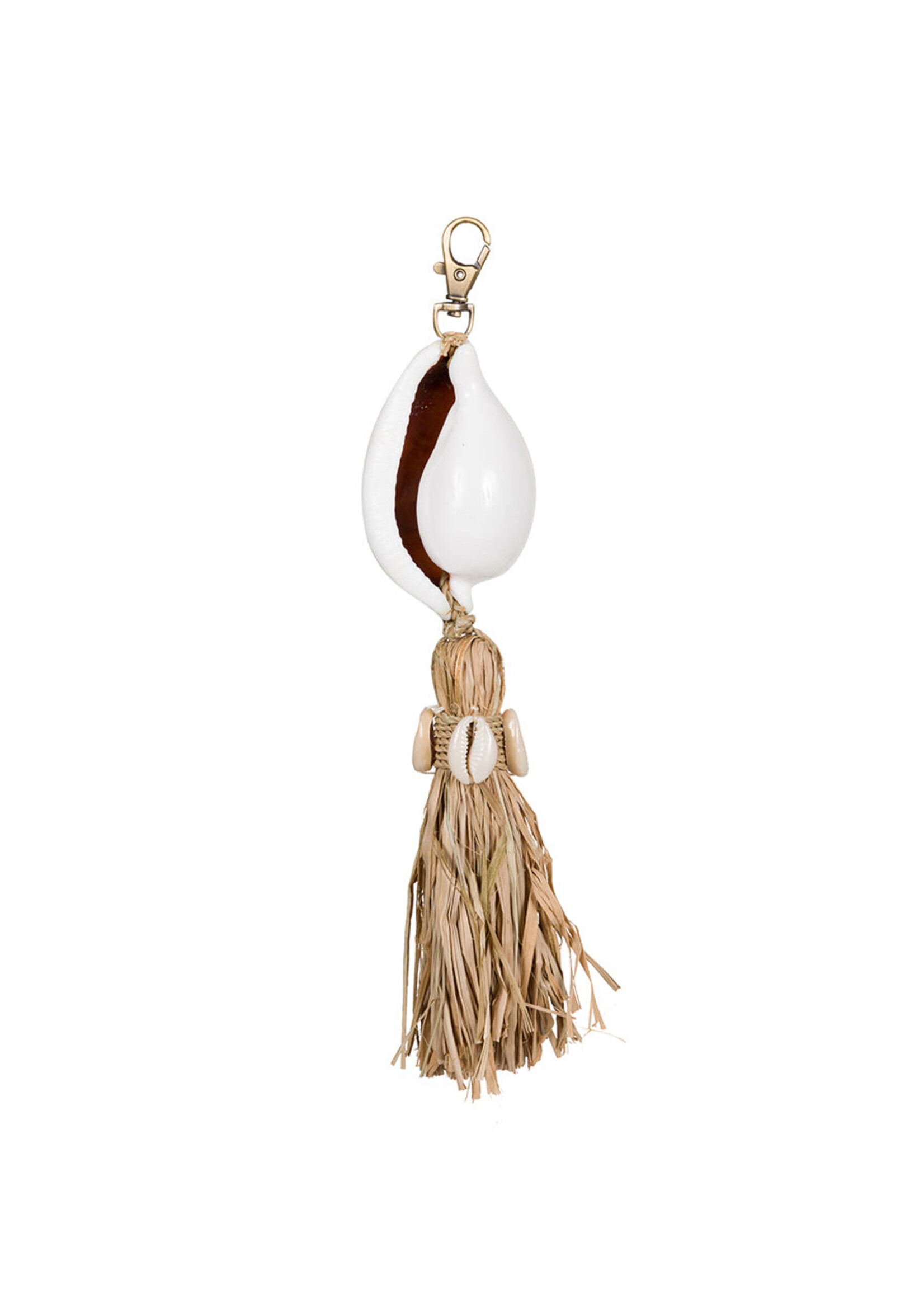 Bazar Bizar Antwerp The Kubu Keychain - White Natural