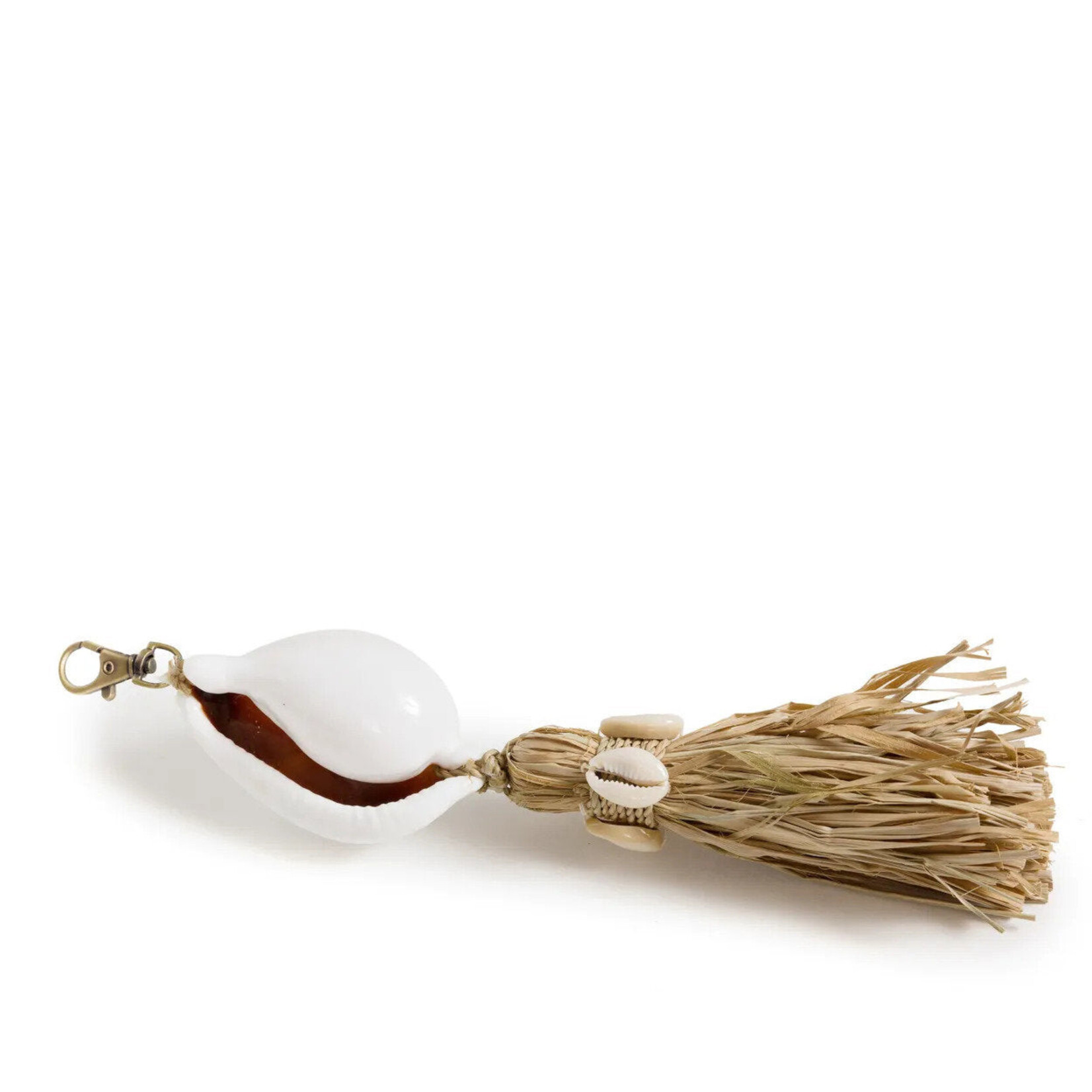 Bazar Bizar Antwerp The Kubu Keychain - White Natural