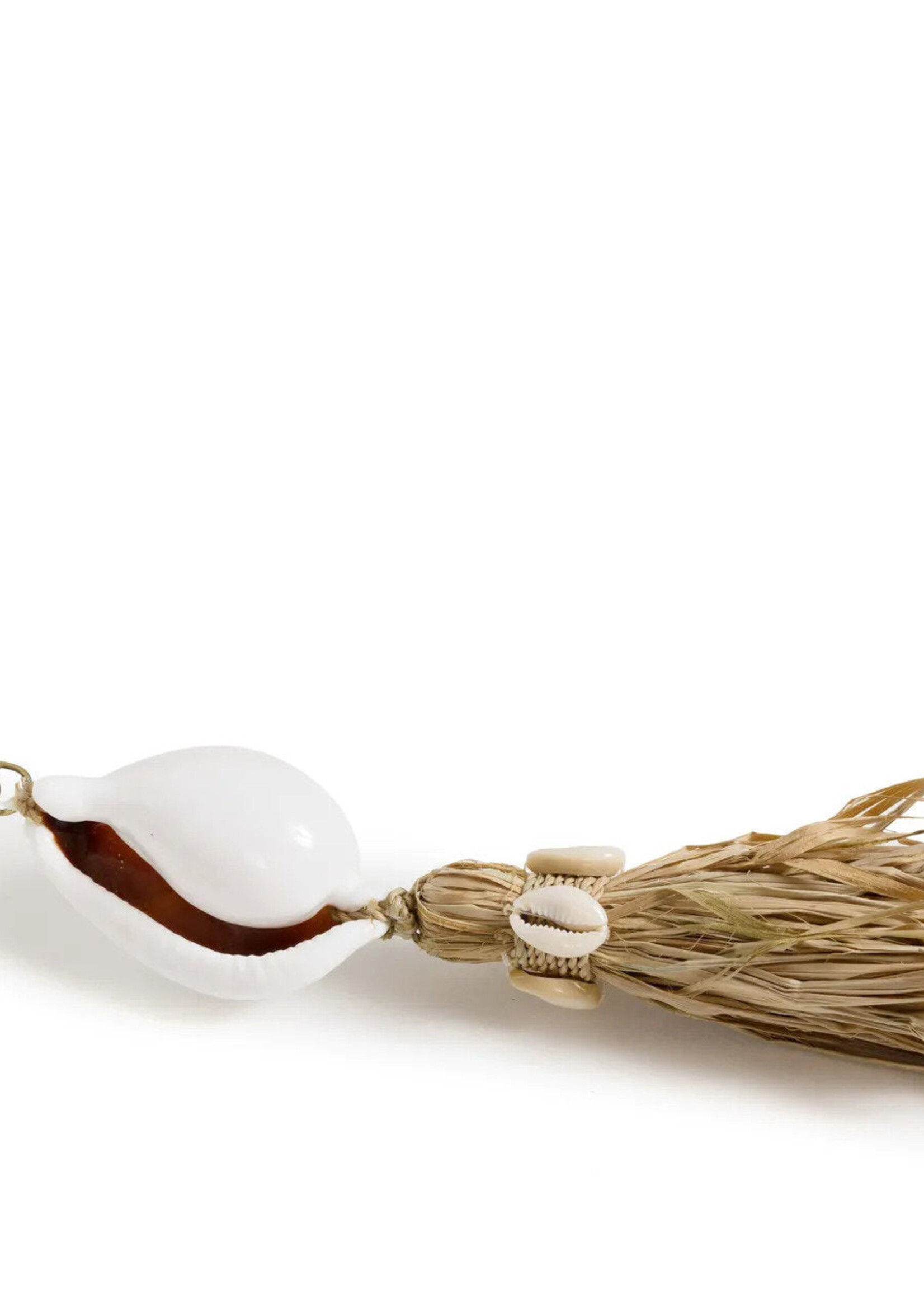 Bazar Bizar Antwerp The Kubu Keychain - White Natural