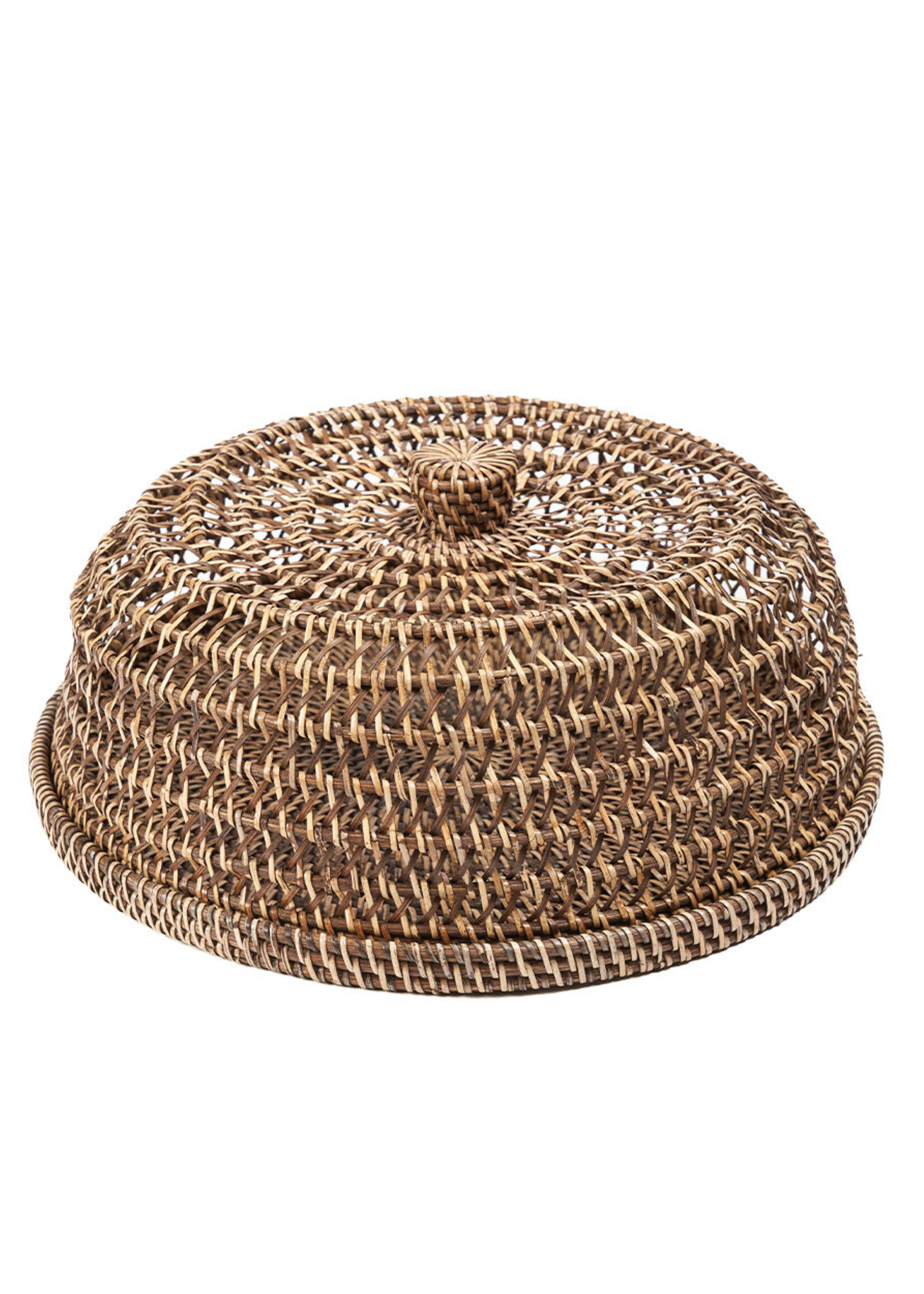 Bazar Bizar Antwerp The Rattan Food Cover - Natural Brown - M
