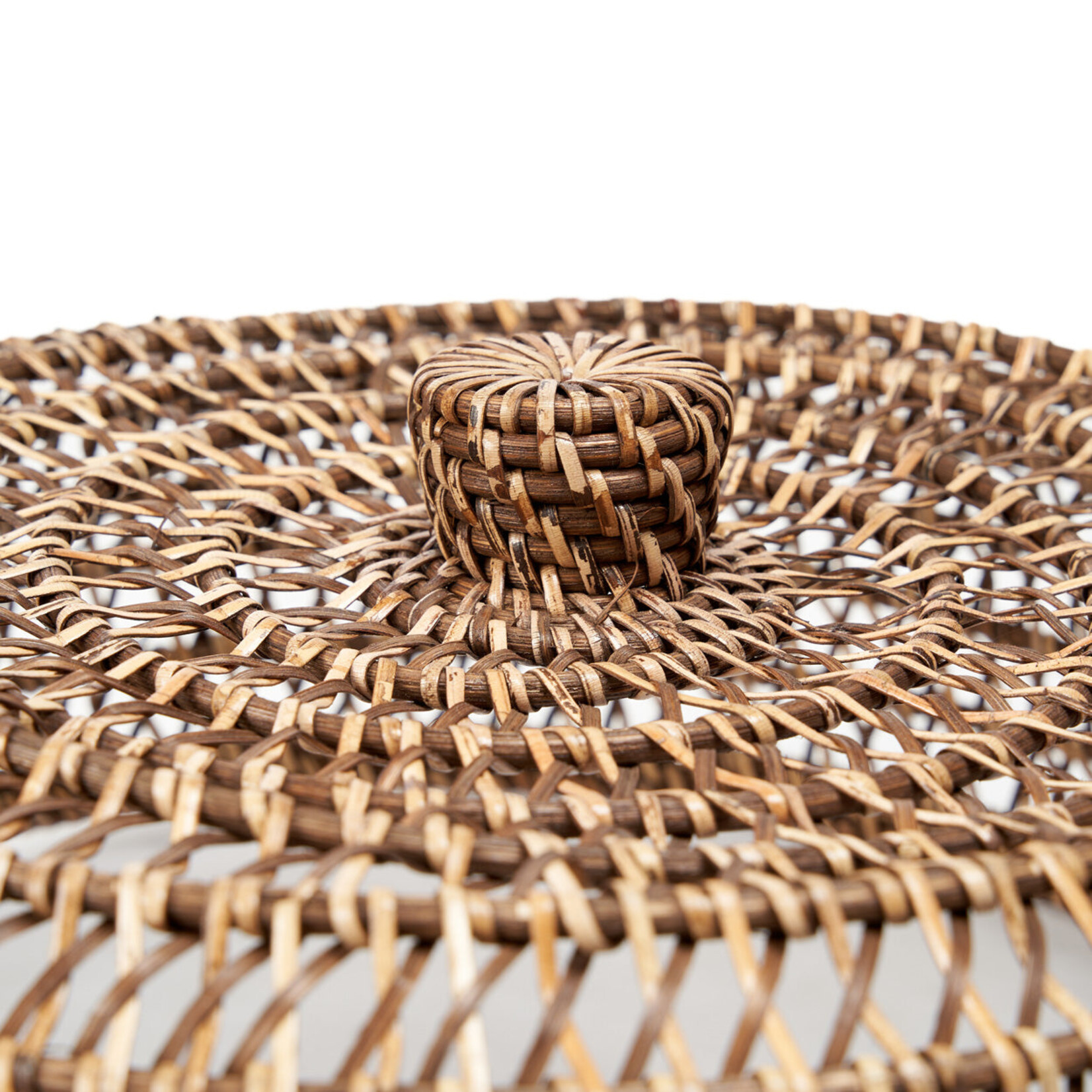 Bazar Bizar Antwerp The Rattan Food Cover - Natural Brown - M