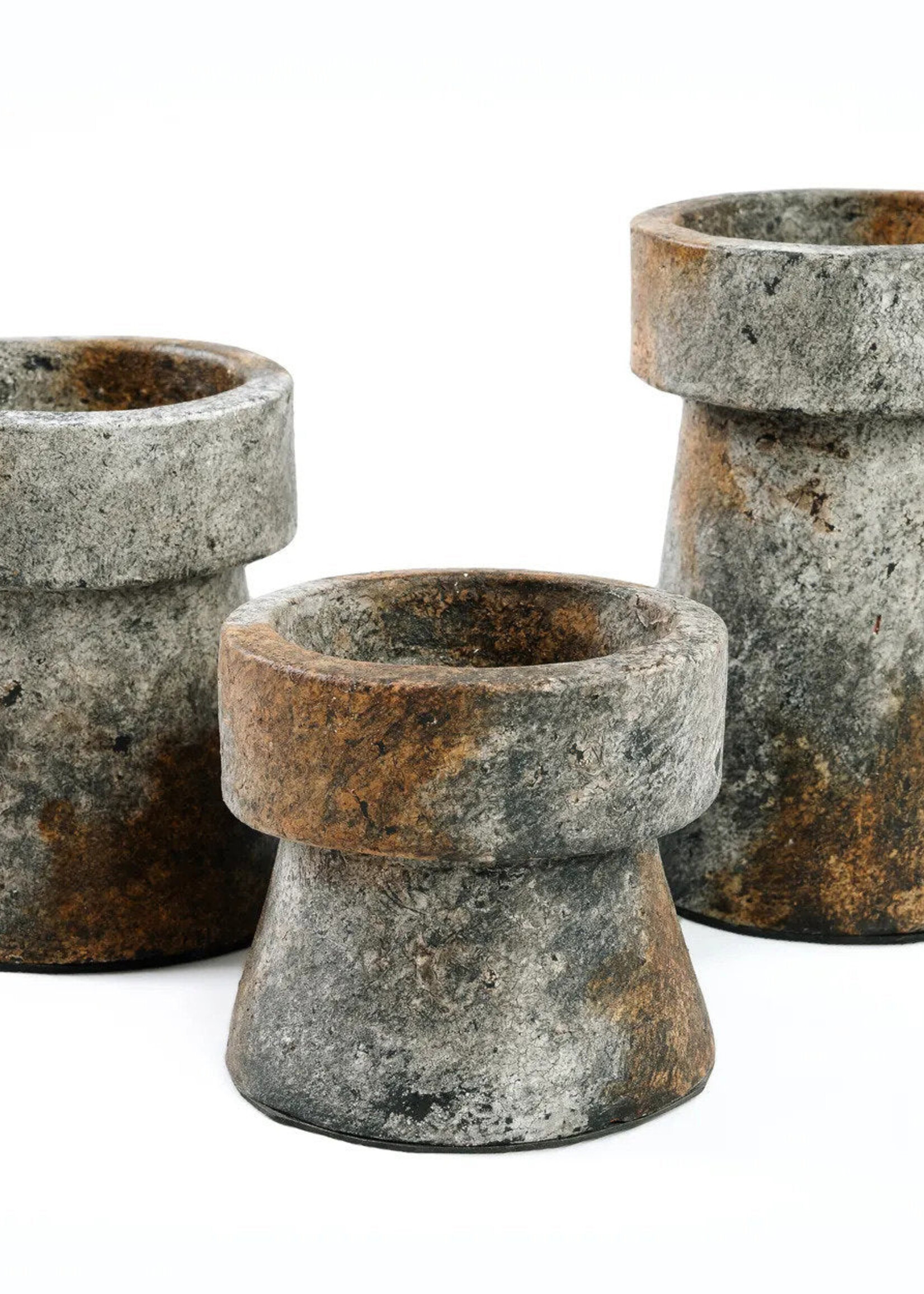 Bazar Bizar The Gypsy Candle Holder - Antique Grey - L