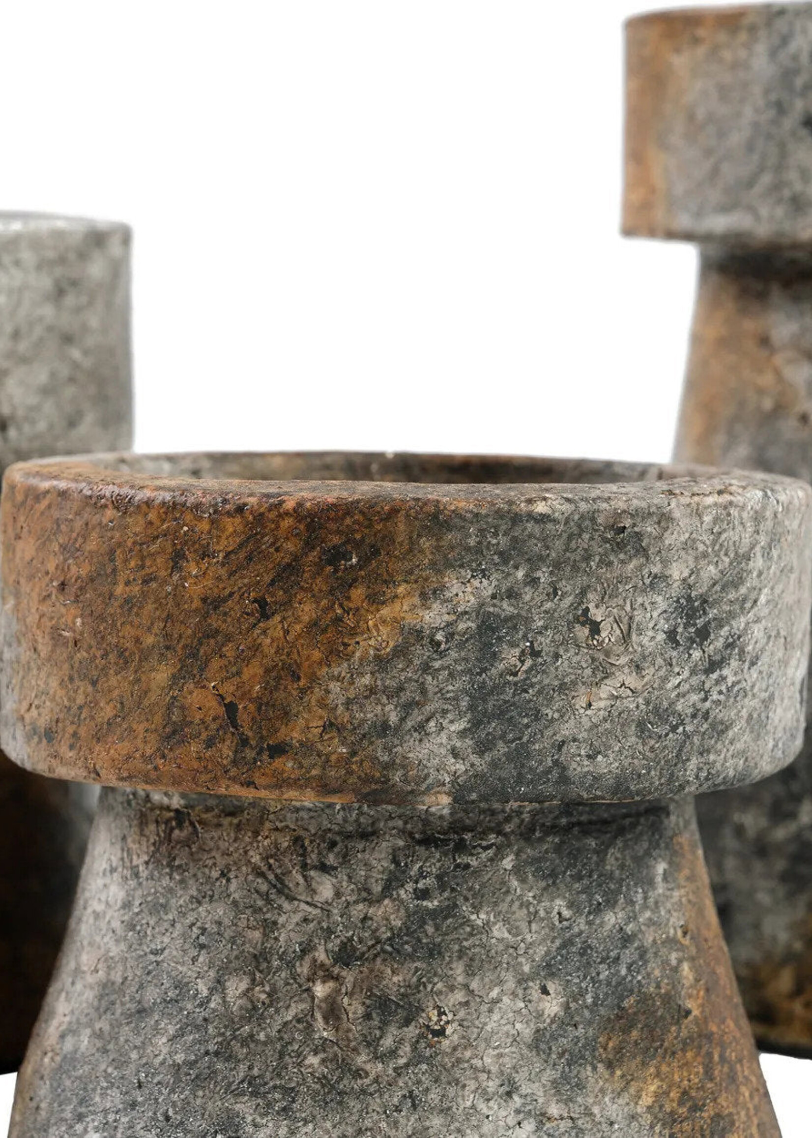 Bazar Bizar The Gypsy Candle Holder - Antique Grey - L