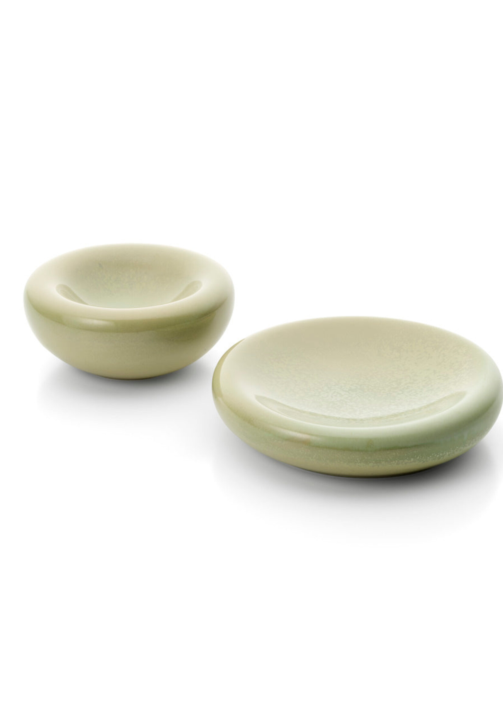 Bazar Bizar Antwerp The Koishi Pebble Dish - Mint Green