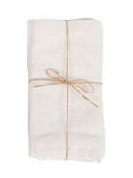 Bazar Bizar Antwerp The Linen Napkin - White - Set of 4