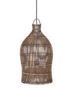 Bazar Bizar Antwerp The Woven Bell Pendant - Dark Walnut - S