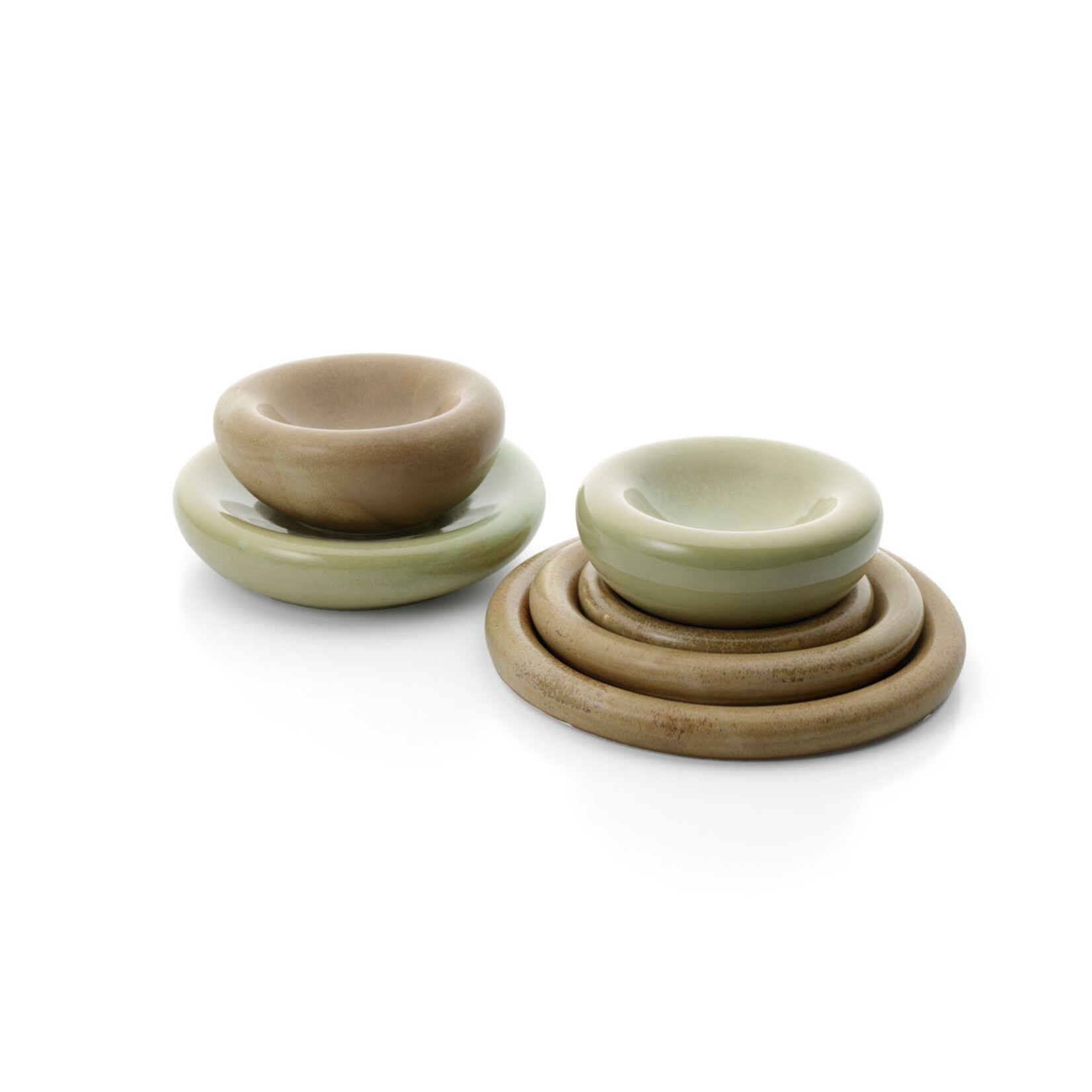 Bazar Bizar Antwerp The Koishi Pebble Dish - Mint Green