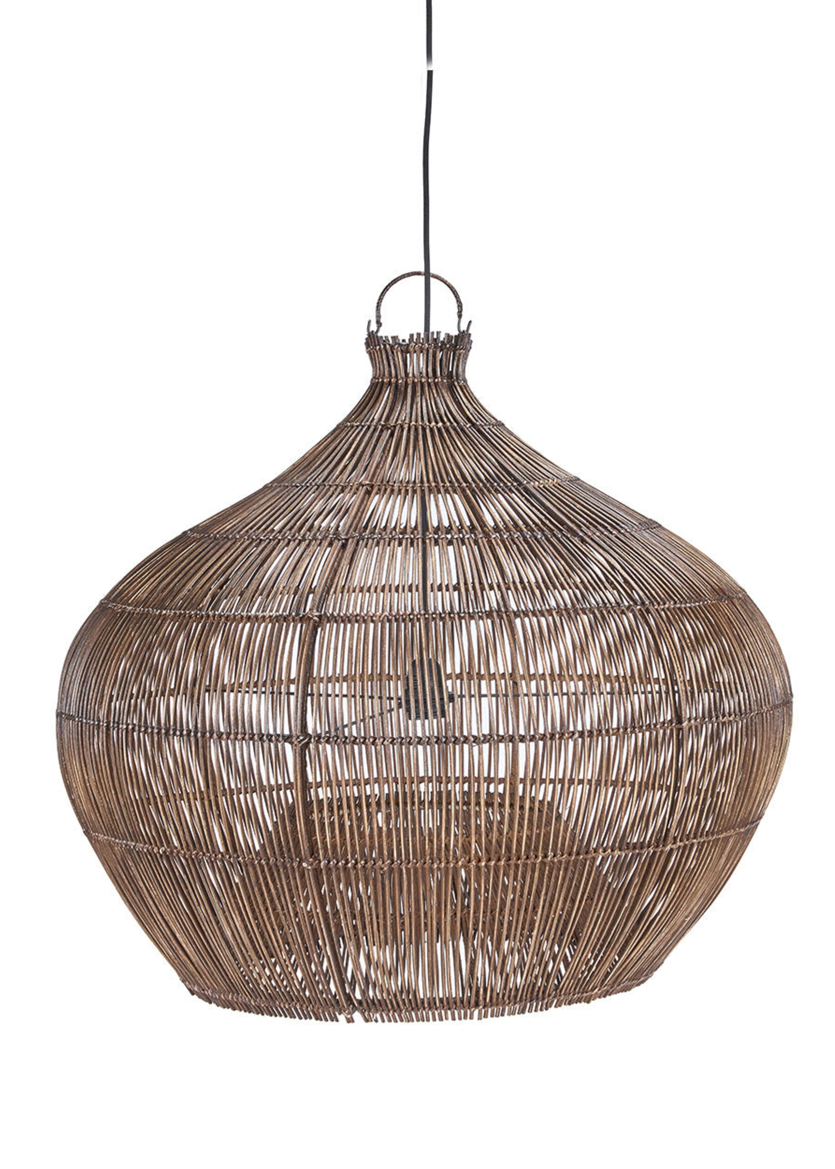 Bazar Bizar Antwerp The Desert Gourd Pendant - Dark Walnut - M
