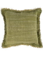 Bazar Bizar Antwerp The Jungle Fringe Cushion Cover - Green