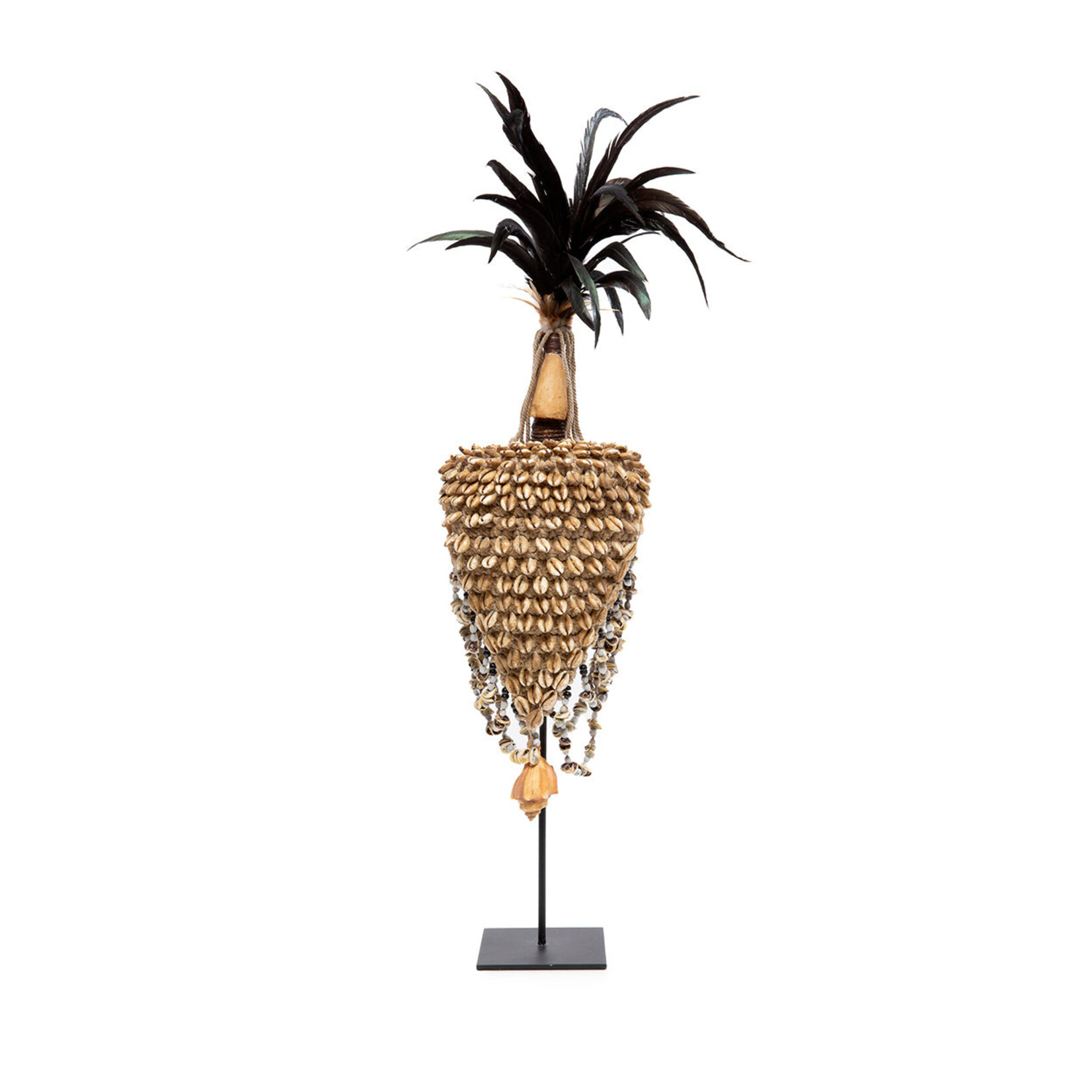 Bazar Bizar Antwerp The Shell Hat on Stand - Natural Black