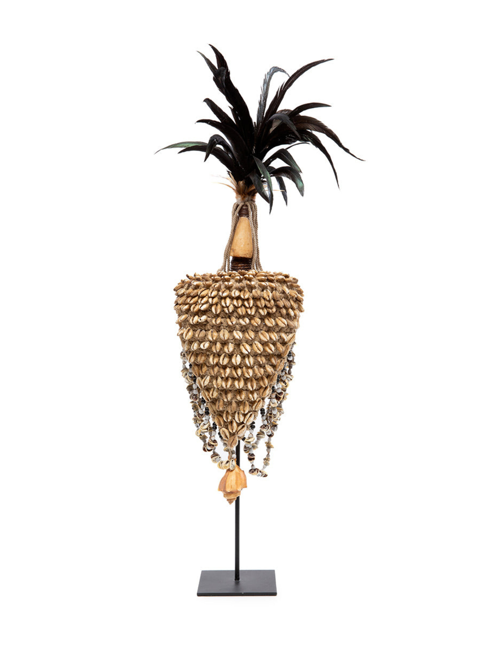 Bazar Bizar Antwerp The Shell Hat on Stand - Natural Black