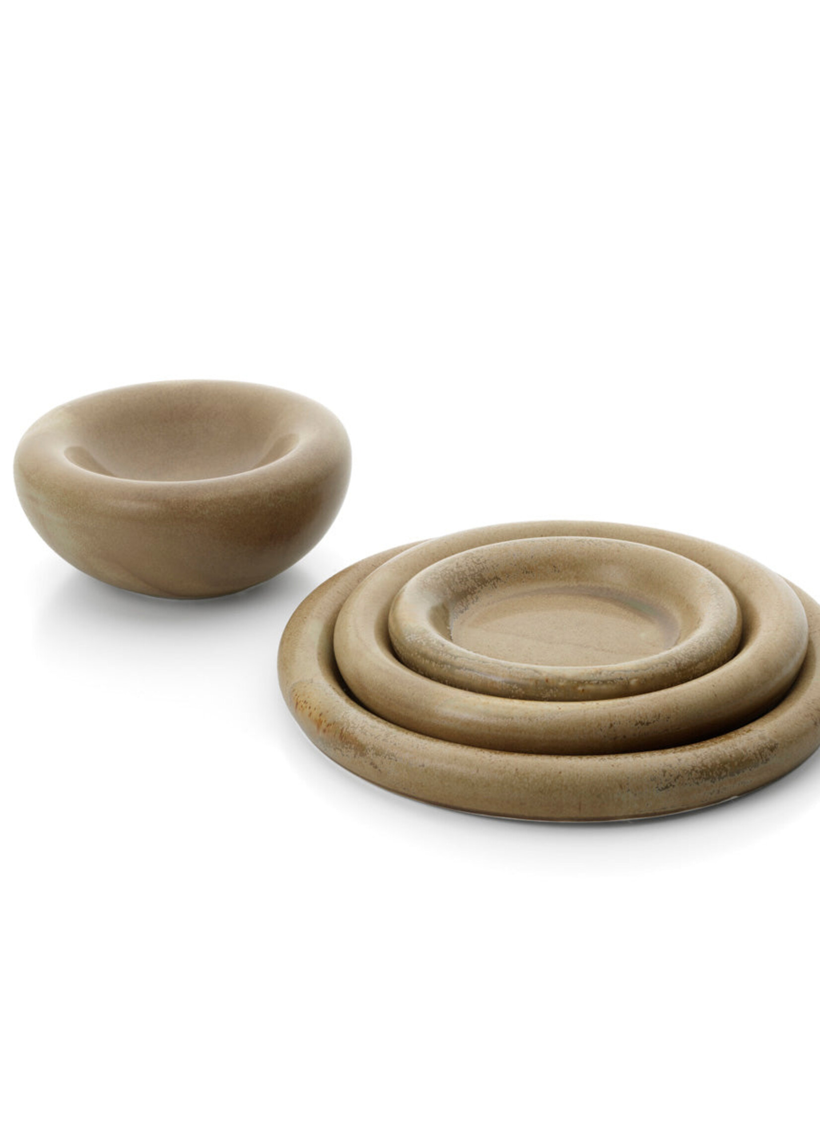 Bazar Bizar Antwerp The Koishi Pebble Plate - Sand - S