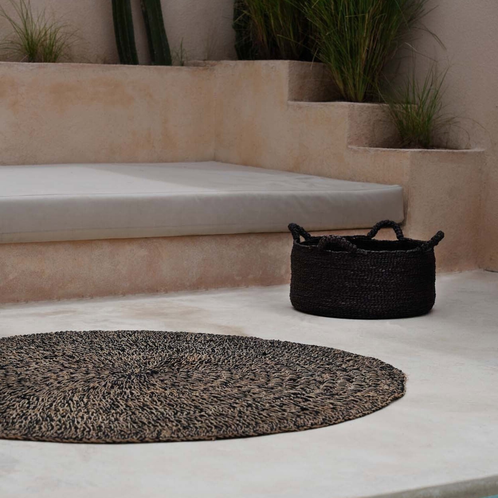Bazar Bizar Antwerp The Seagrass Carpet - Natural Black - 200
