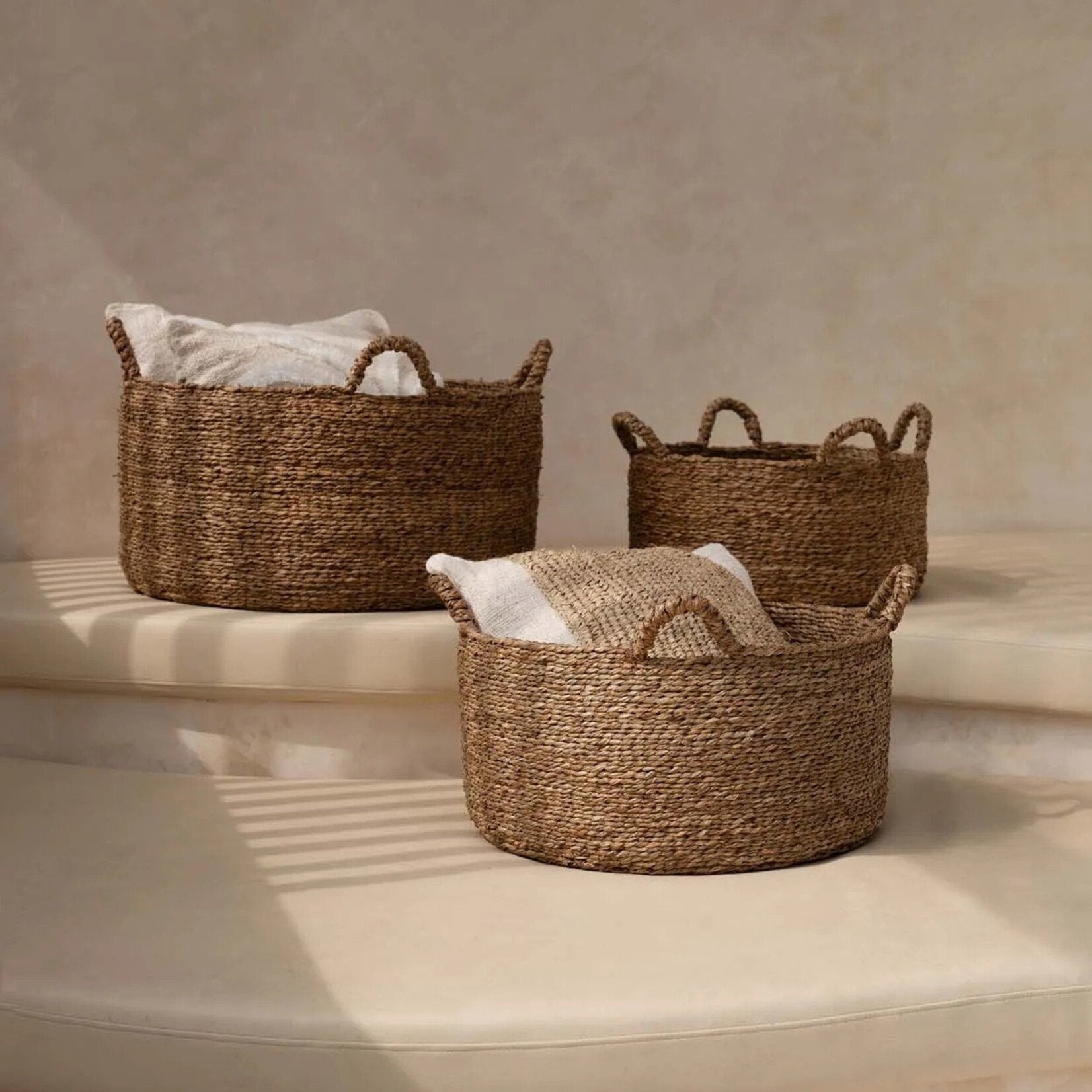 Bazar Bizar Antwerp Les Quatre Mains Baskets - Natural - M