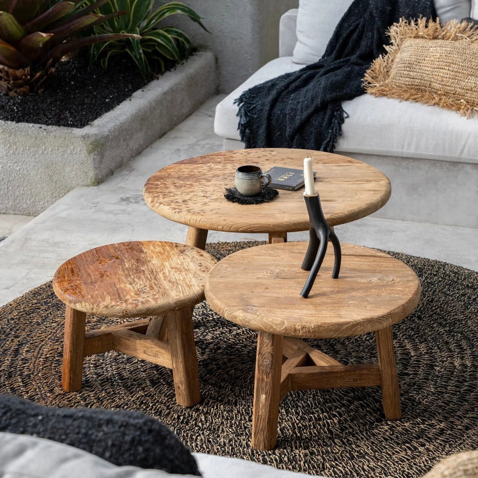 Bazar Bizar Antwerp The Seagrass Carpet - Natural Black - 200