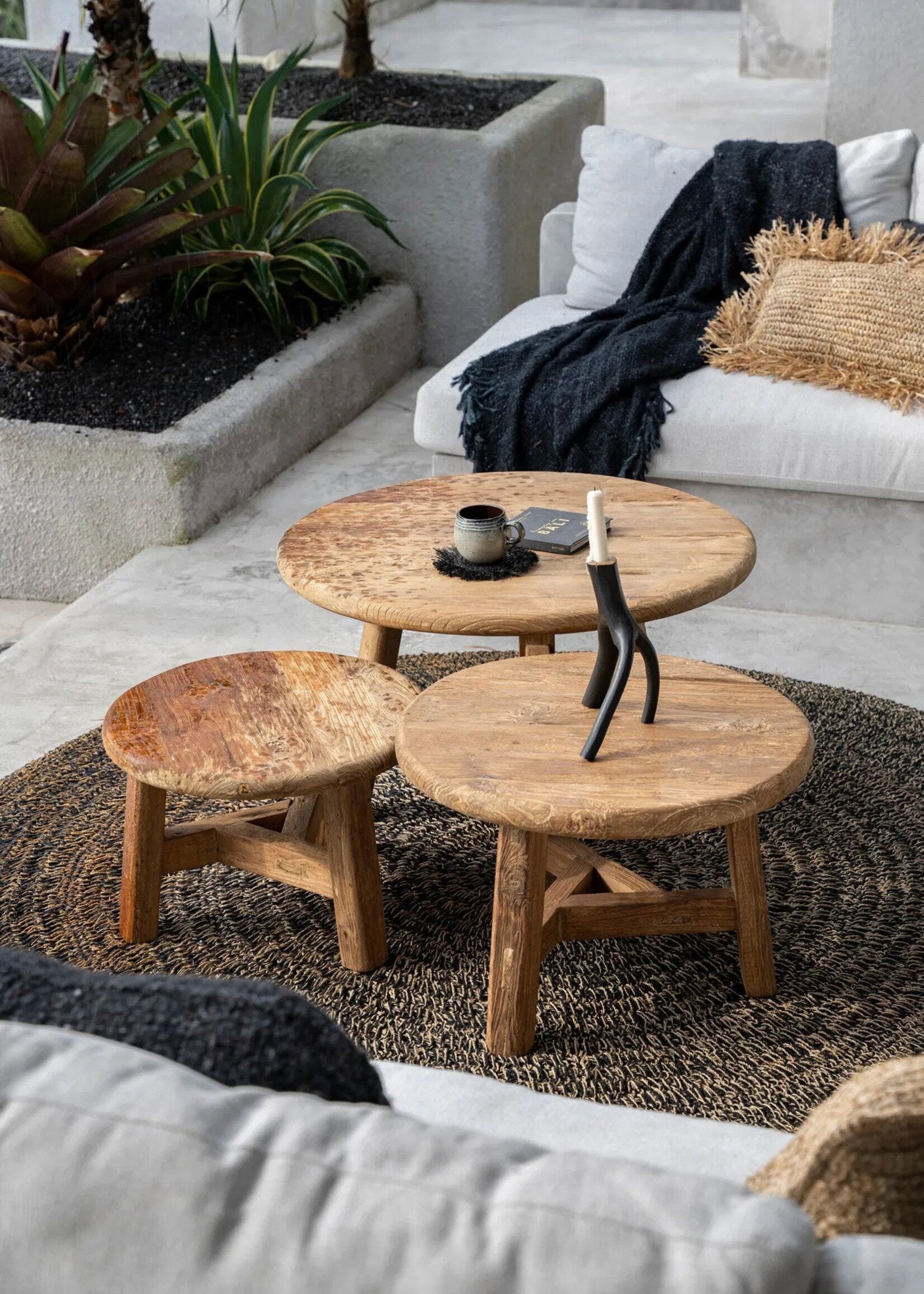 Bazar Bizar Antwerp The Seagrass Carpet - Natural Black - 200