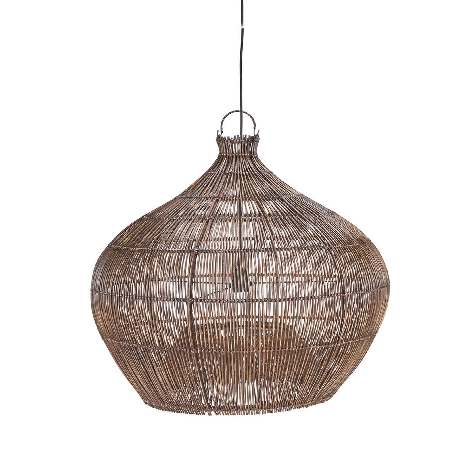 Bazar Bizar Antwerp The Desert Gourd Pendant - Dark Walnut - M