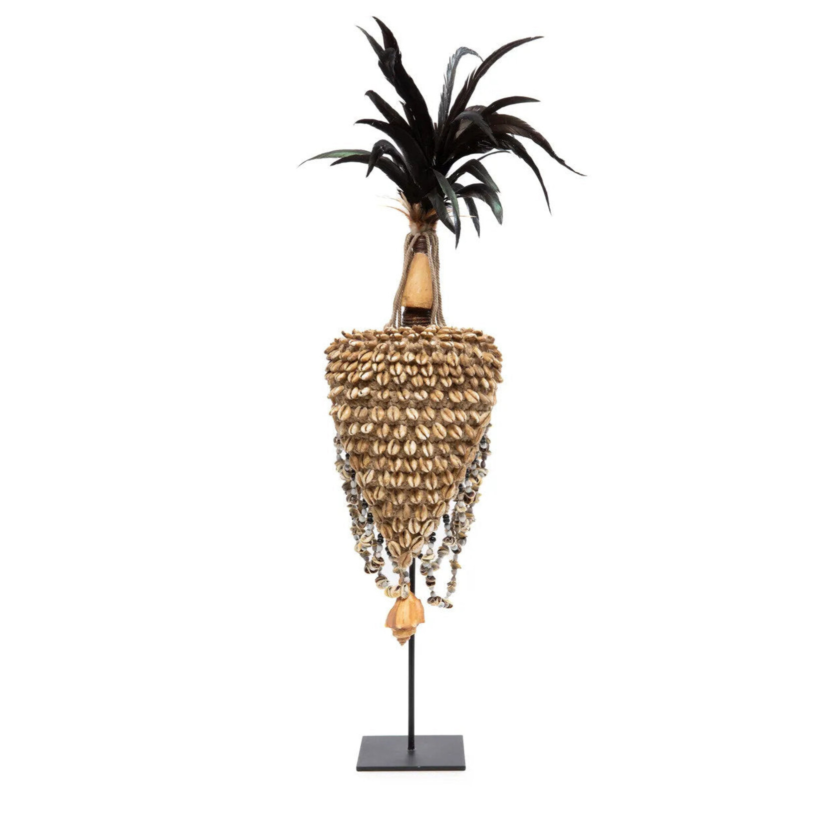 Bazar Bizar Antwerp The Shell Hat on Stand - Natural Black