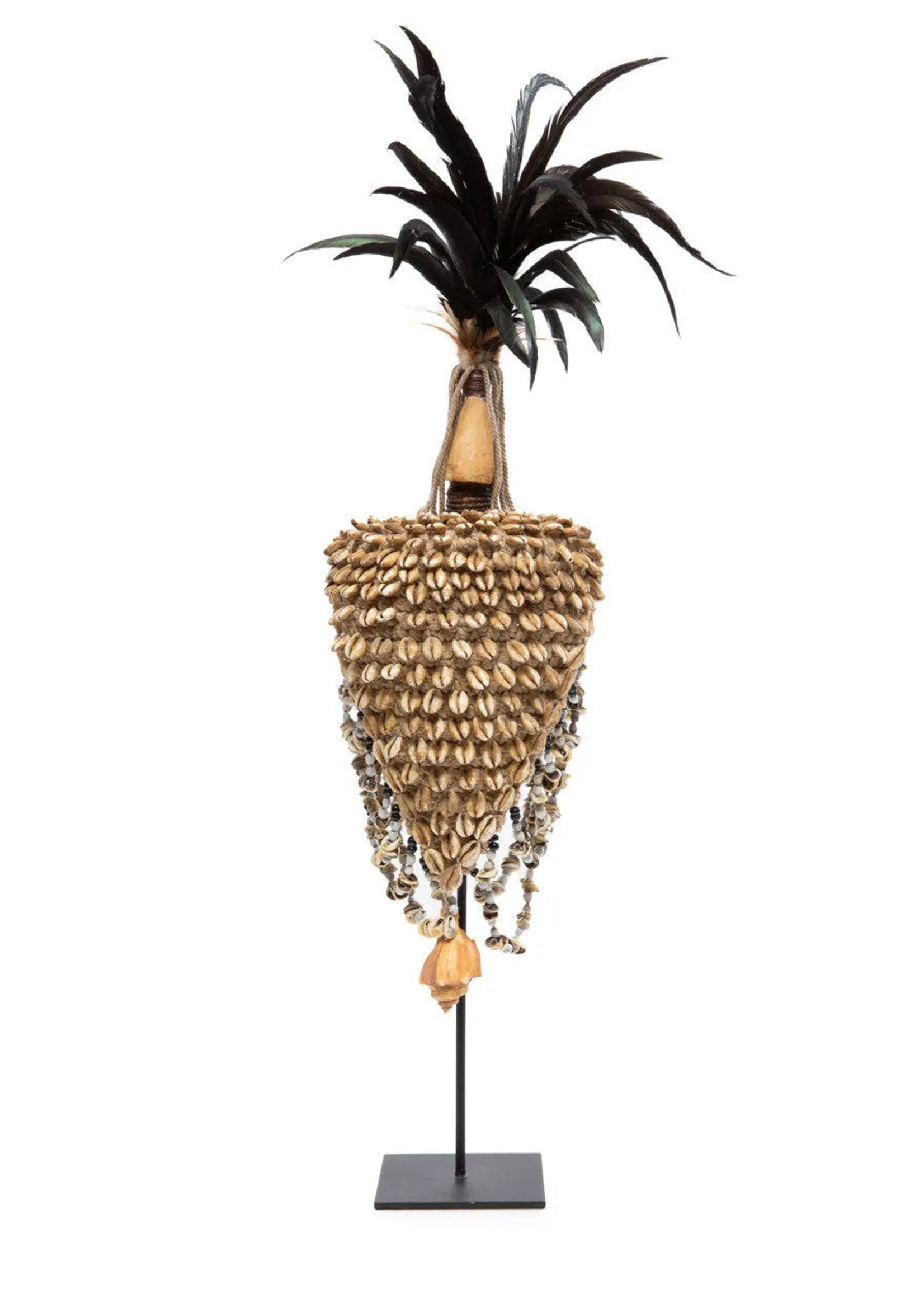 Bazar Bizar Antwerp The Shell Hat on Stand - Natural Black
