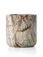 Bazar Bizar Antwerp The Bidasar Marble Planter - Green
