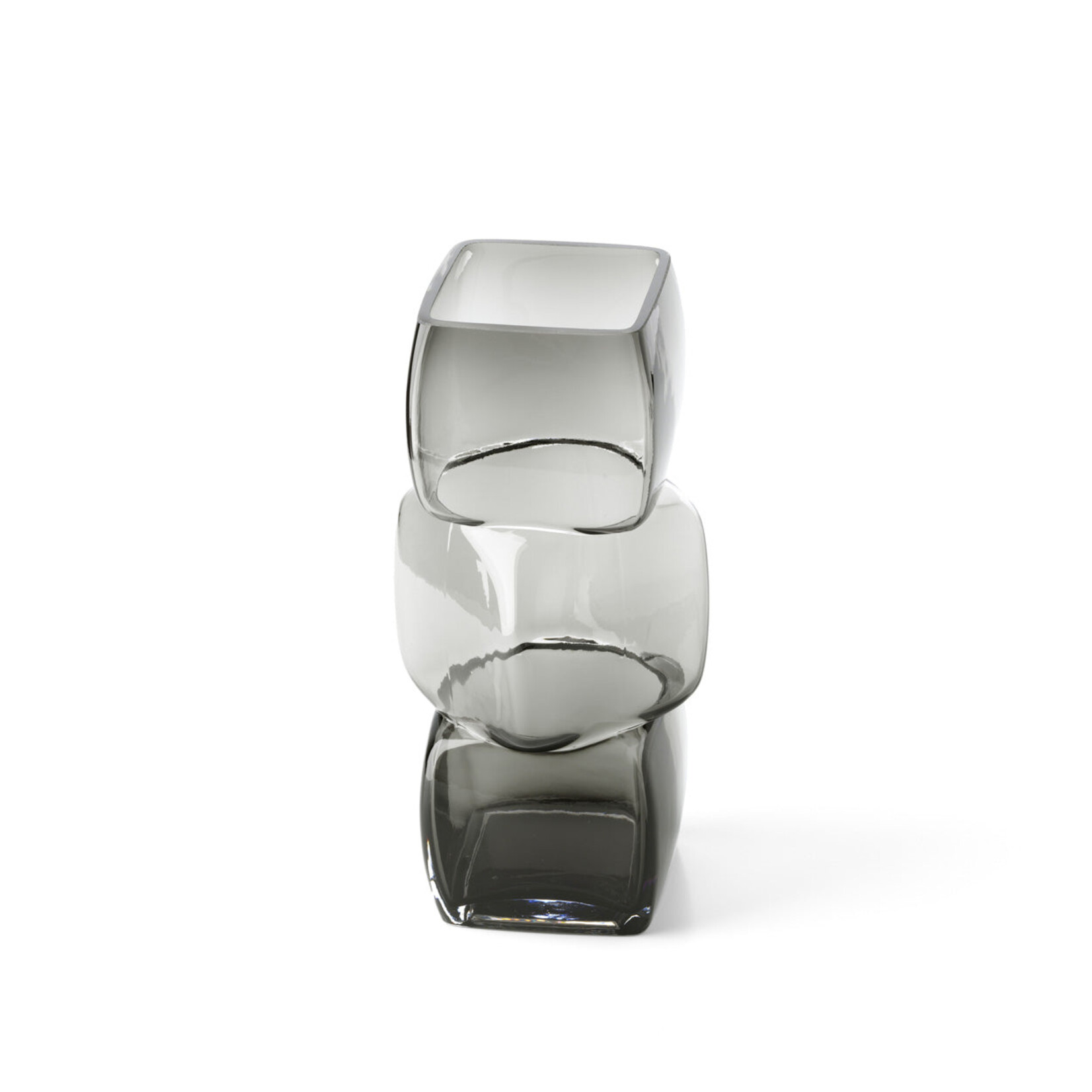 Bazar Bizar Antwerp The Cubes Vase - Dark Grey - M