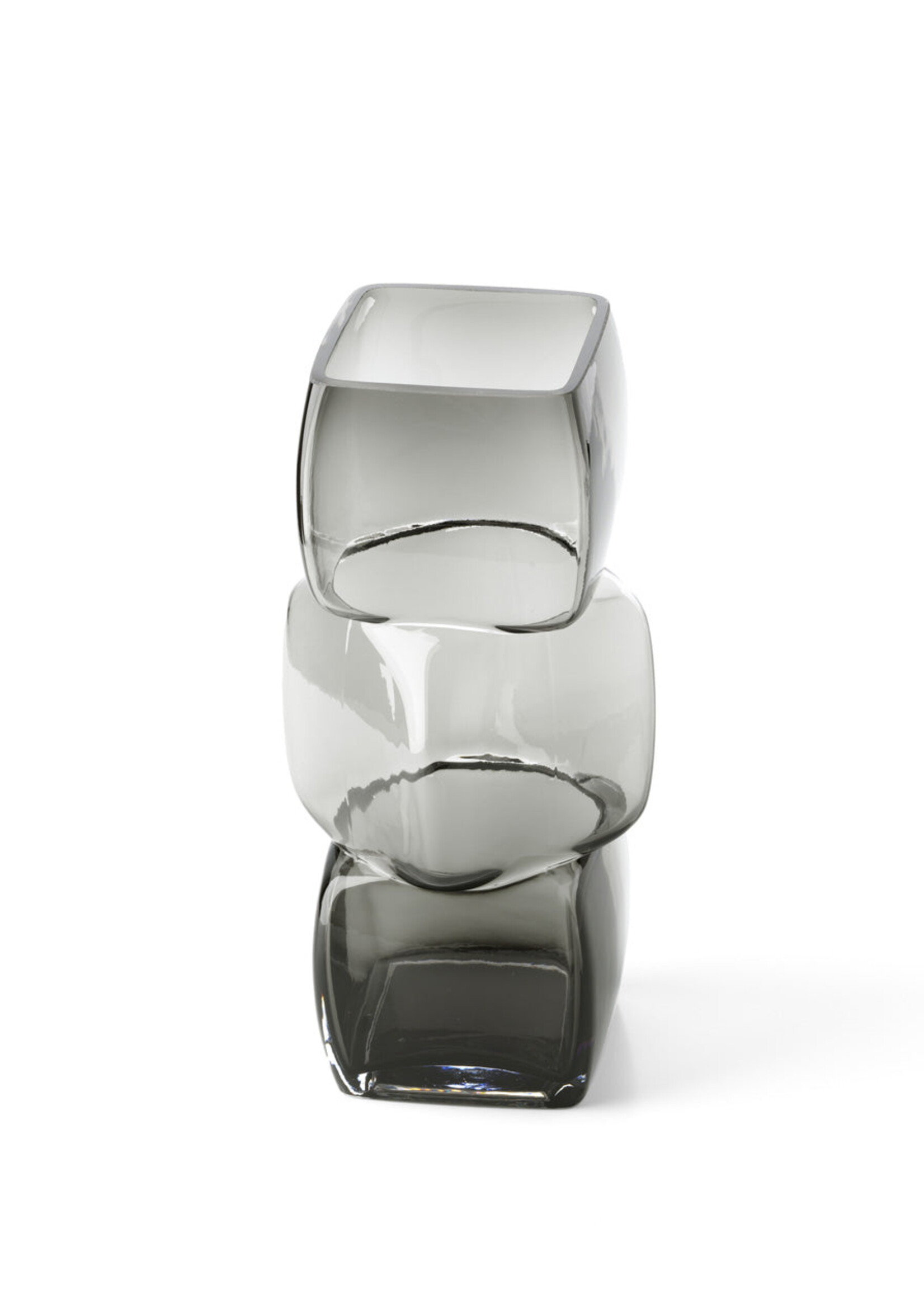 Bazar Bizar Antwerp The Cubes Vase - Dark Grey - M