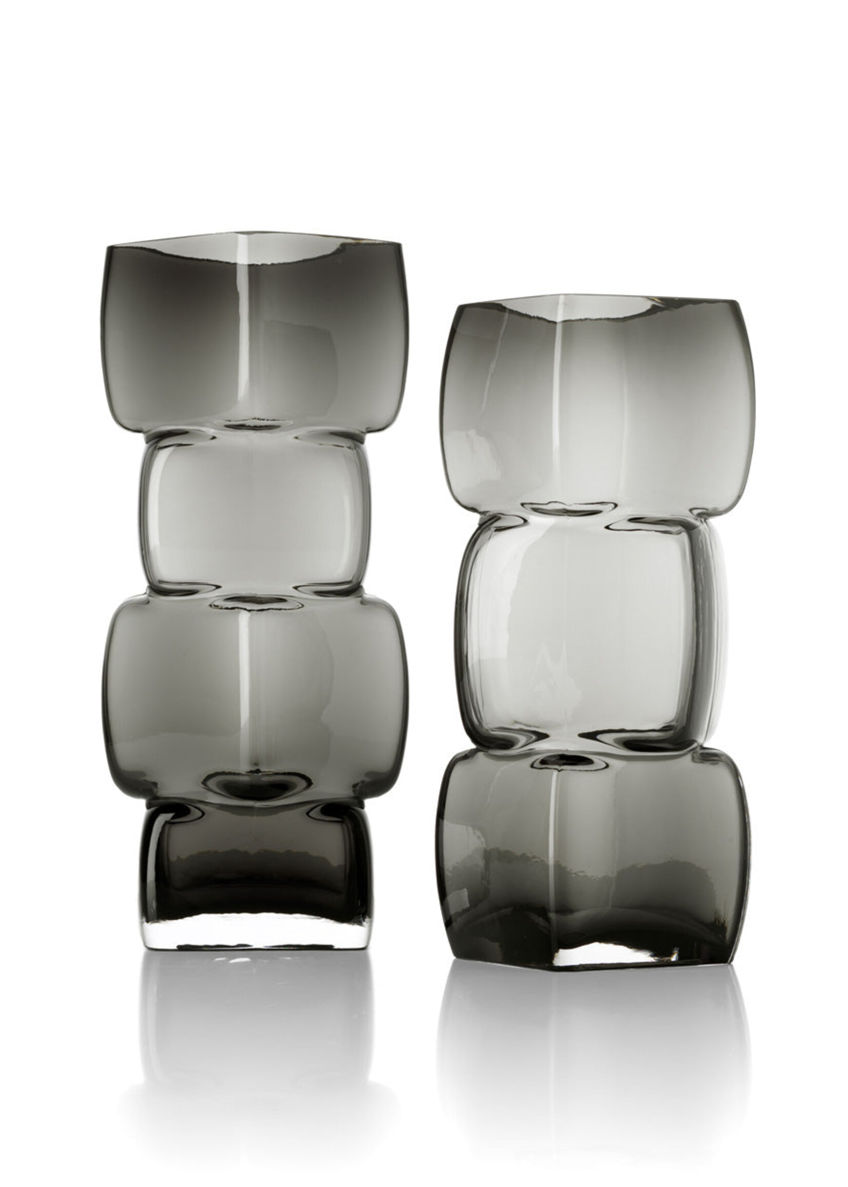 Bazar Bizar Antwerp The Cubes Vase - Dark Grey - M