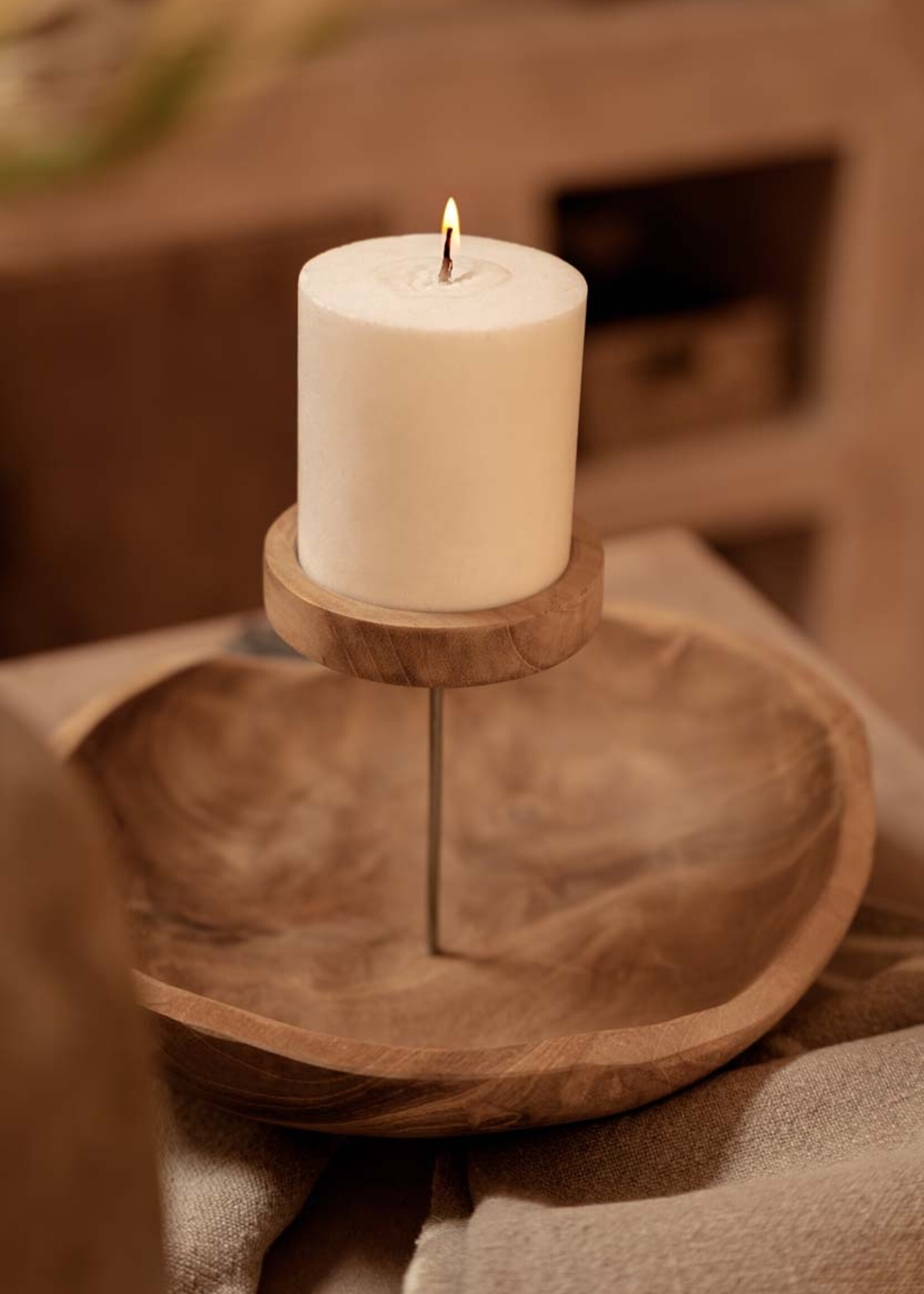 Bazar Bizar Antwerp The Candle Plate - Natural