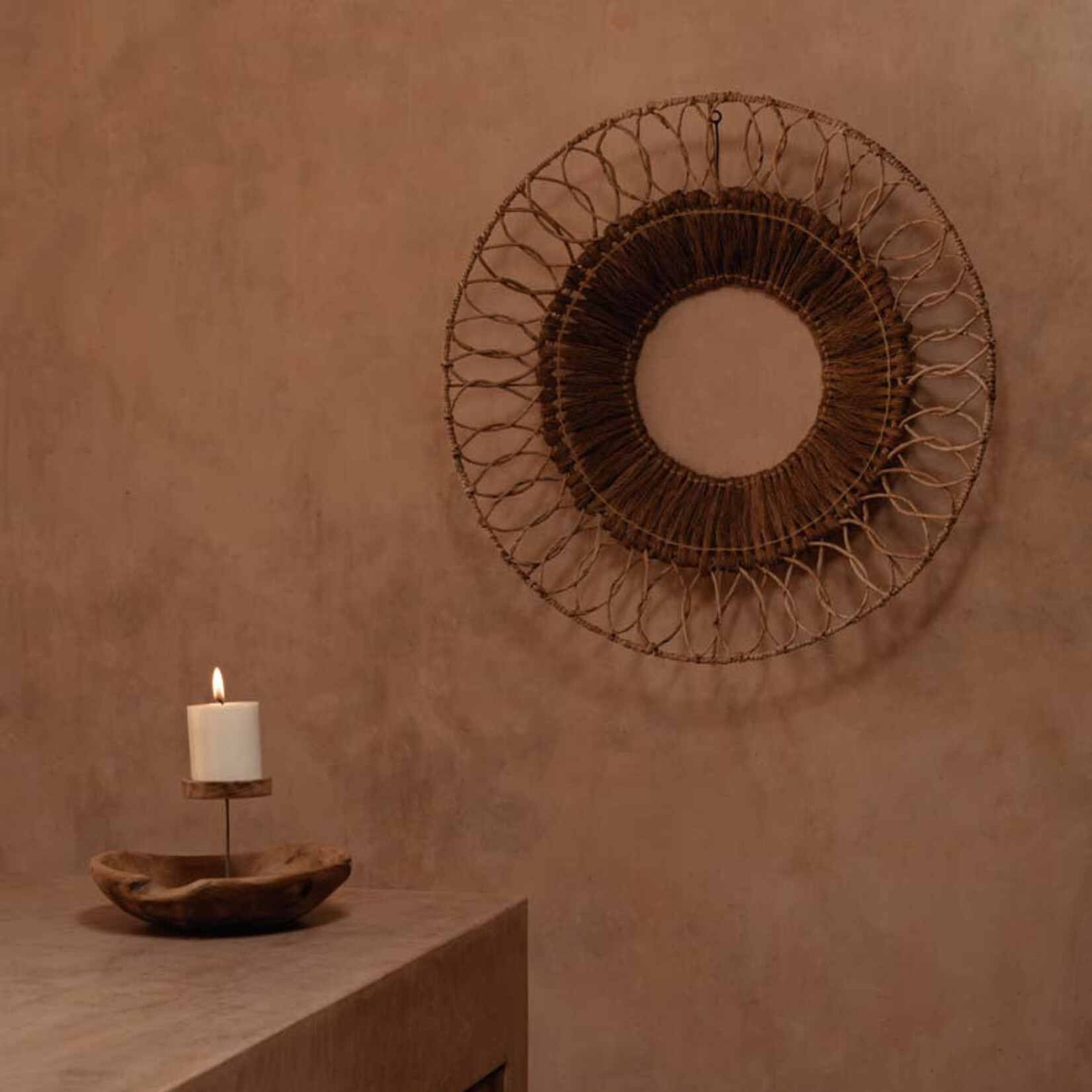 Bazar Bizar Antwerp The Candle Plate - Natural