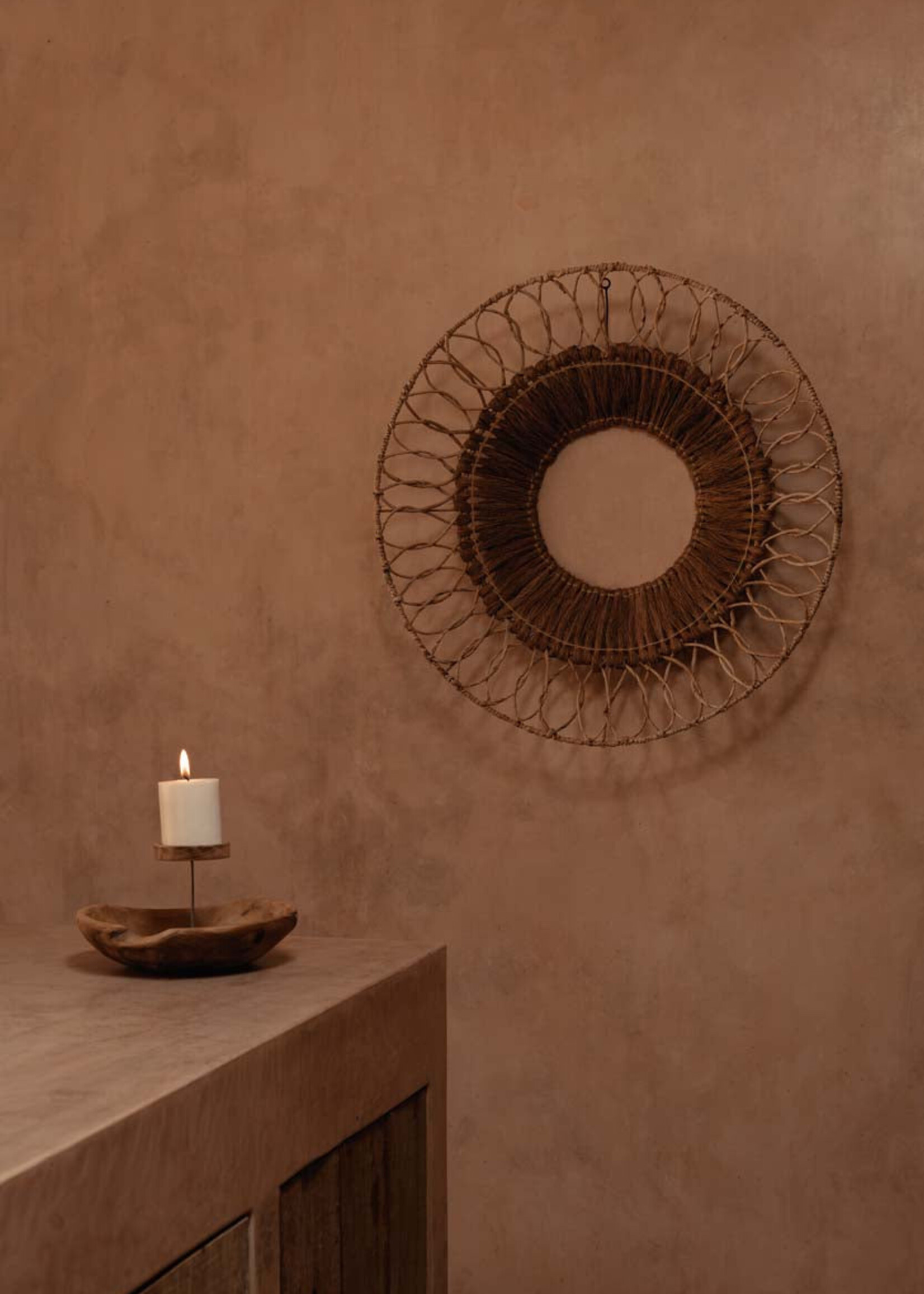 Bazar Bizar Antwerp The Candle Plate - Natural