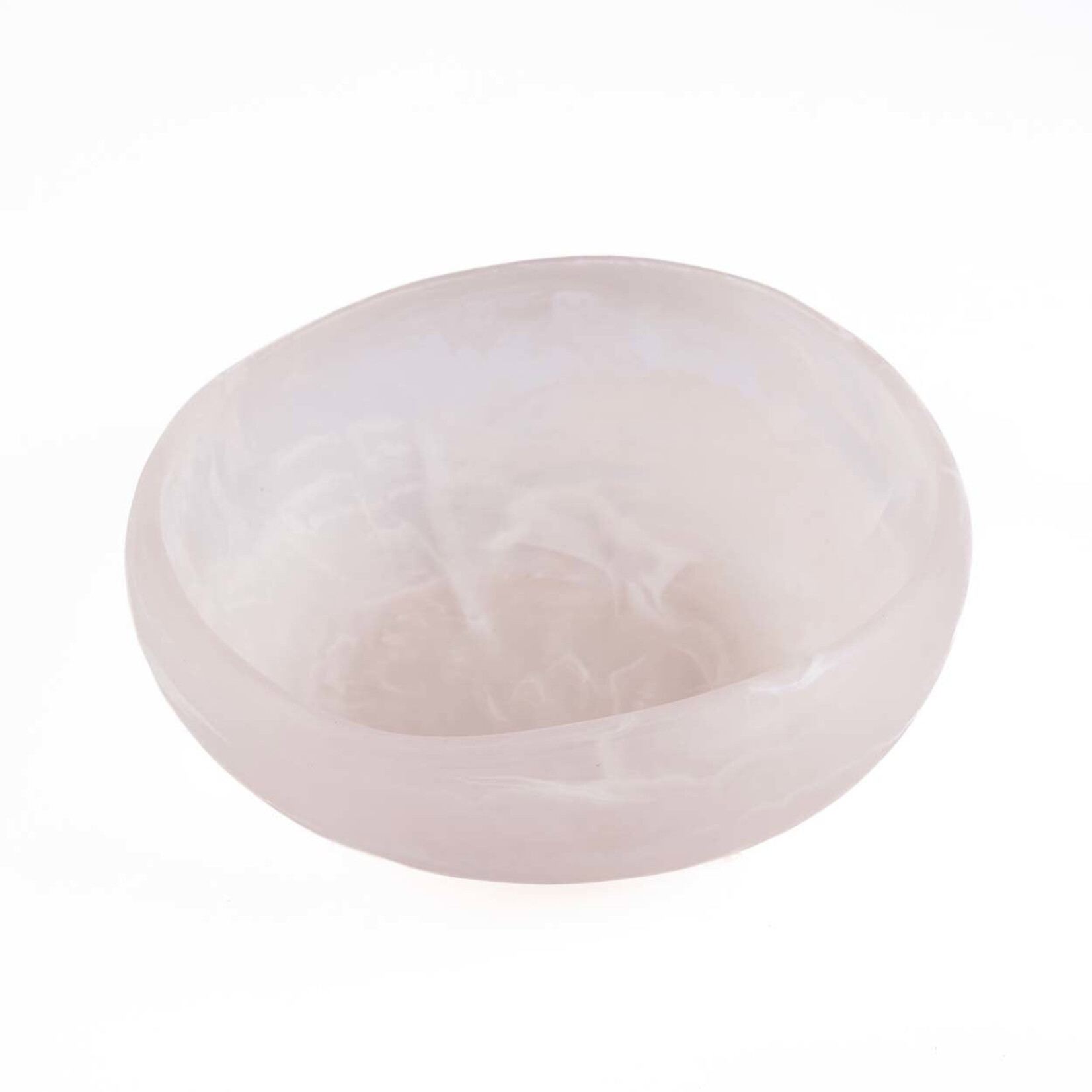 Bazar Bizar Antwerp The Resin Organic Bowl - Pink White - L