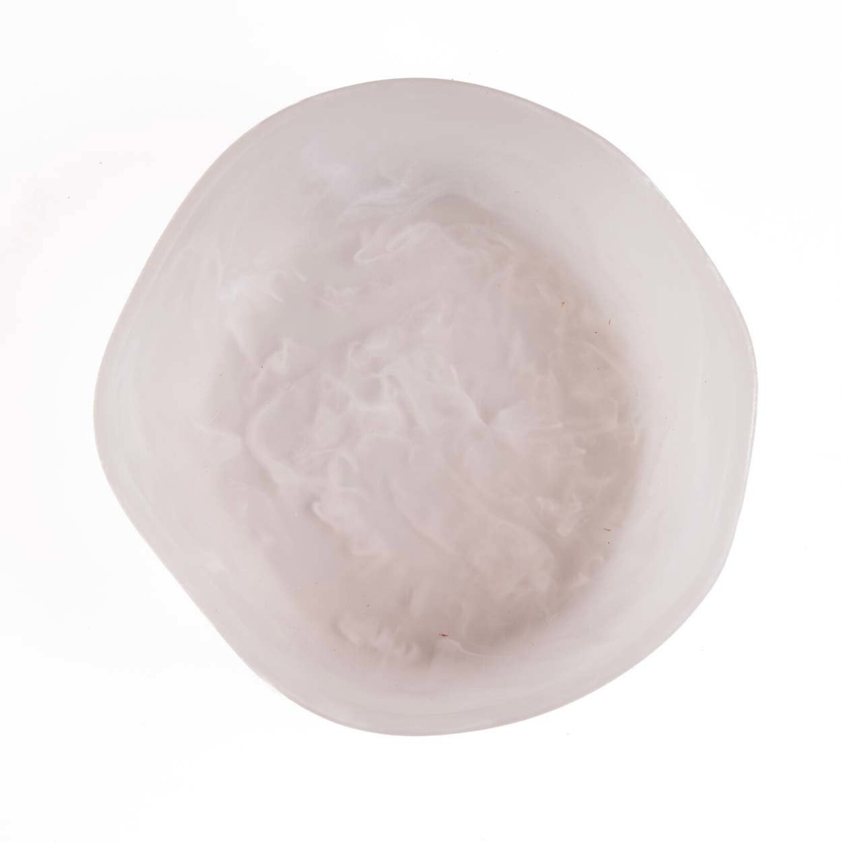 Bazar Bizar Antwerp The Resin Organic Bowl - Pink White - L