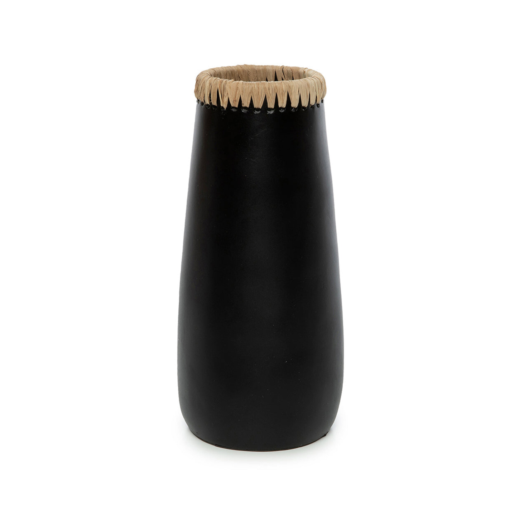 Bazar Bizar Antwerp The Sneaky Vase - Black Natural - L