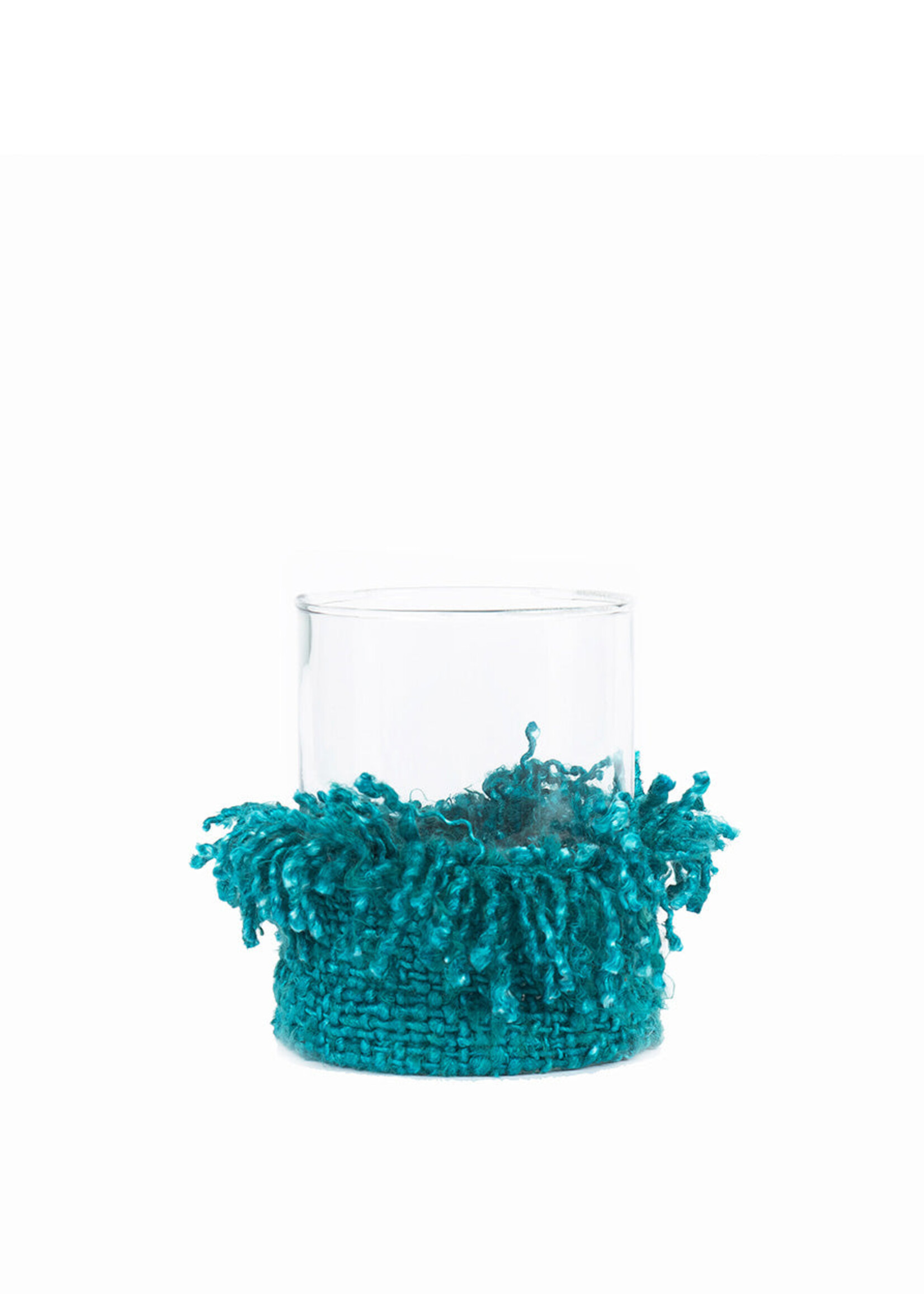 Bazar Bizar Antwerp The Oh My Gee Candle Holder - Aqua - L