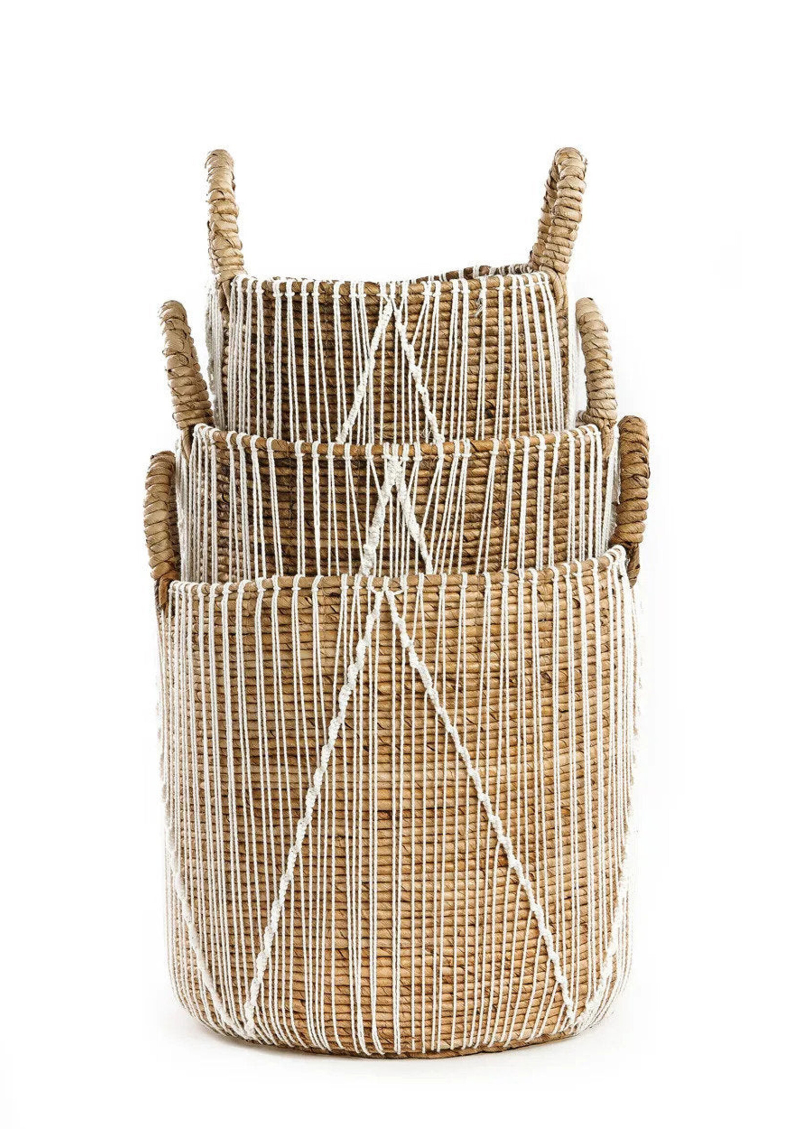 Bazar Bizar Antwerp The Straight Stitched Macrame Basket - M