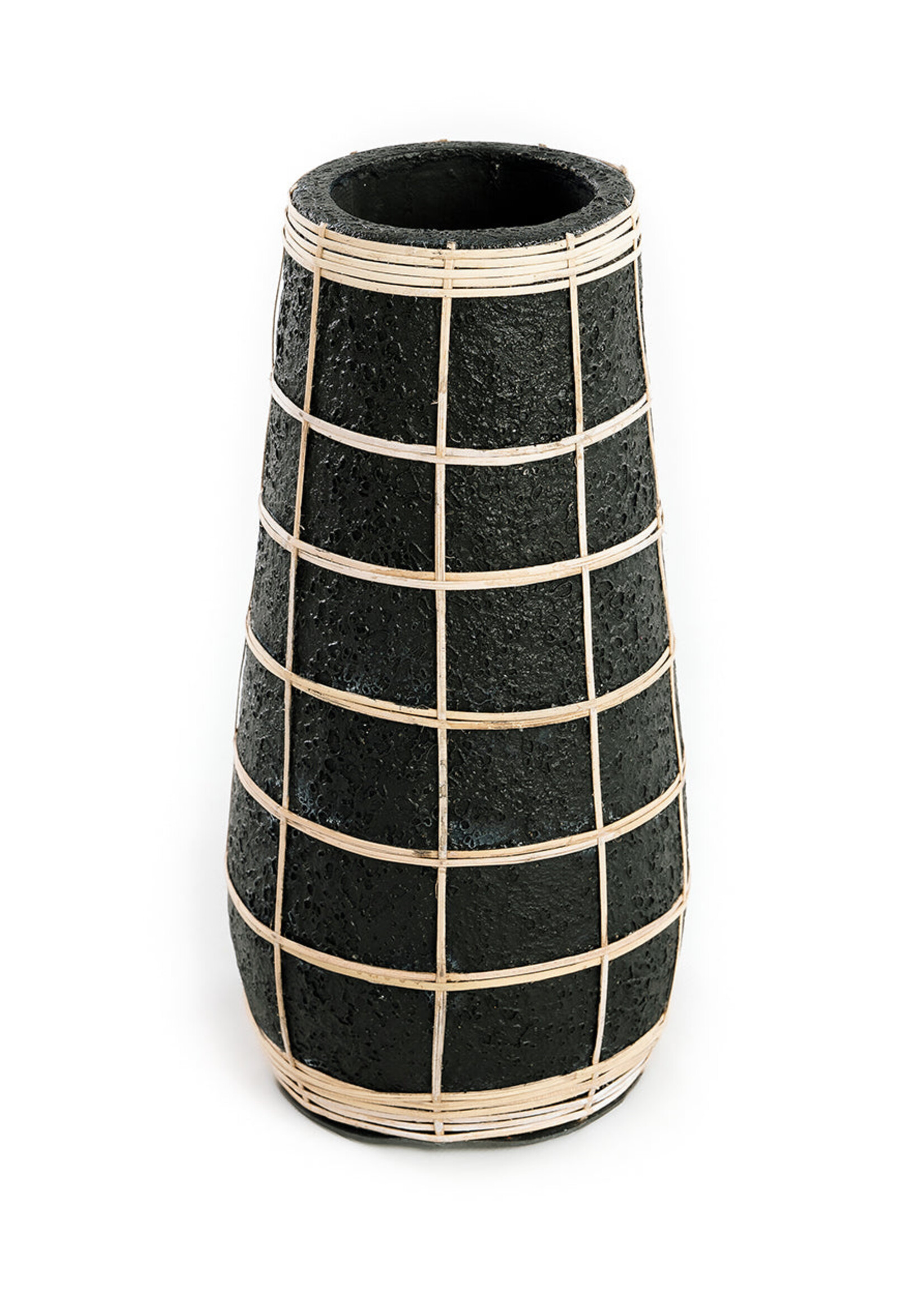 Bazar Bizar Antwerp The Cutie Vase - Black Natural - L