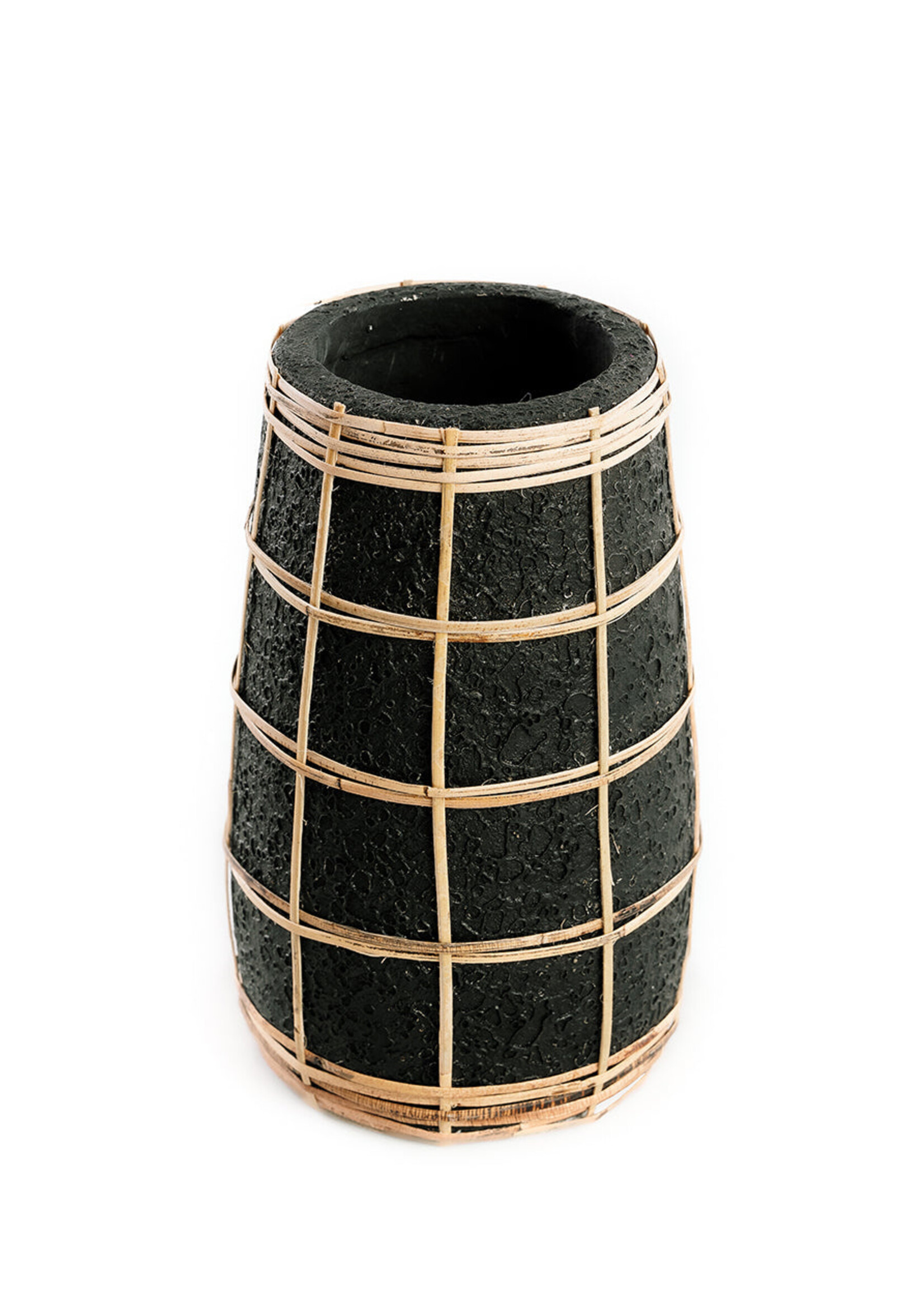 Bazar Bizar Antwerp The Cutie Vase - Black Natural - S