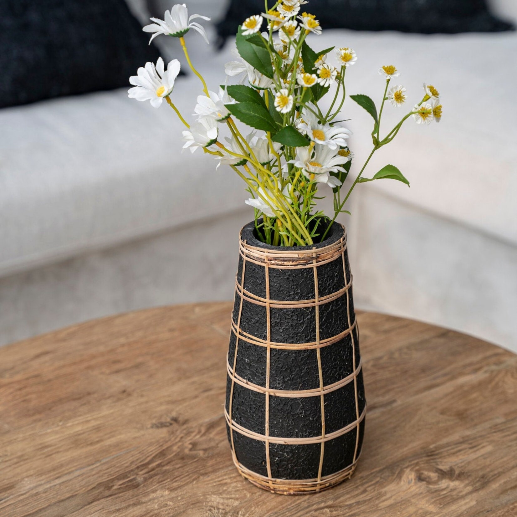 Bazar Bizar Antwerp The Cutie Vase - Black Natural - L