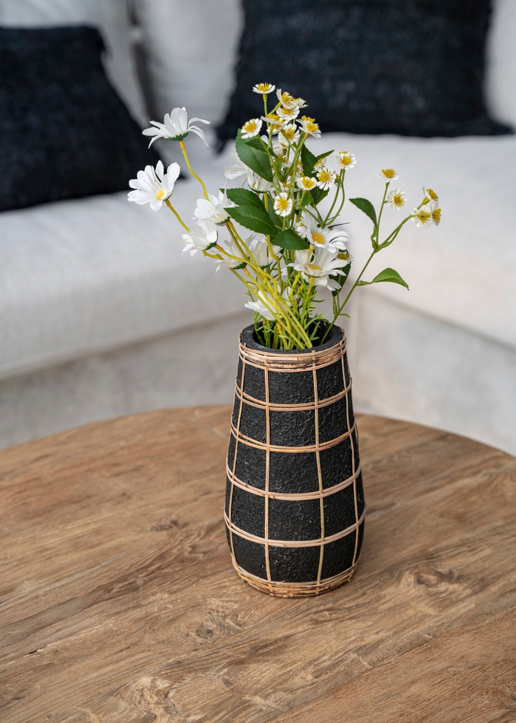 Bazar Bizar Antwerp The Cutie Vase - Black Natural - L