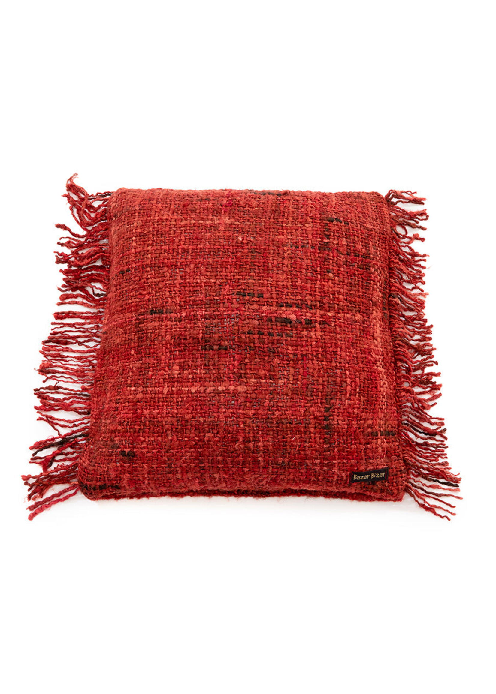 Bazar Bizar Antwerp The Oh My Gee Cushion Cover - Cherry Red - 40x40