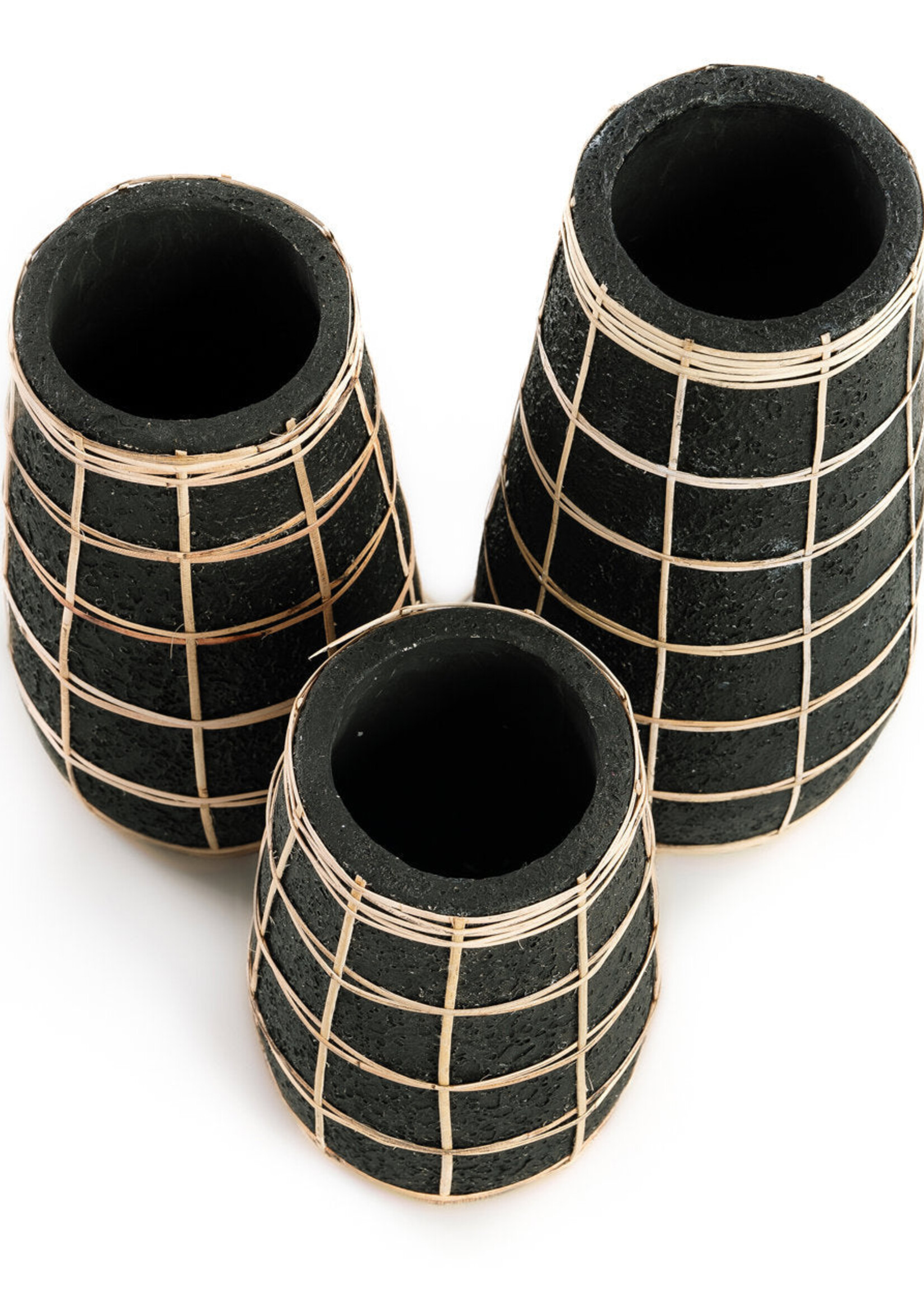 Bazar Bizar Antwerp The Cutie Vase - Black Natural - S